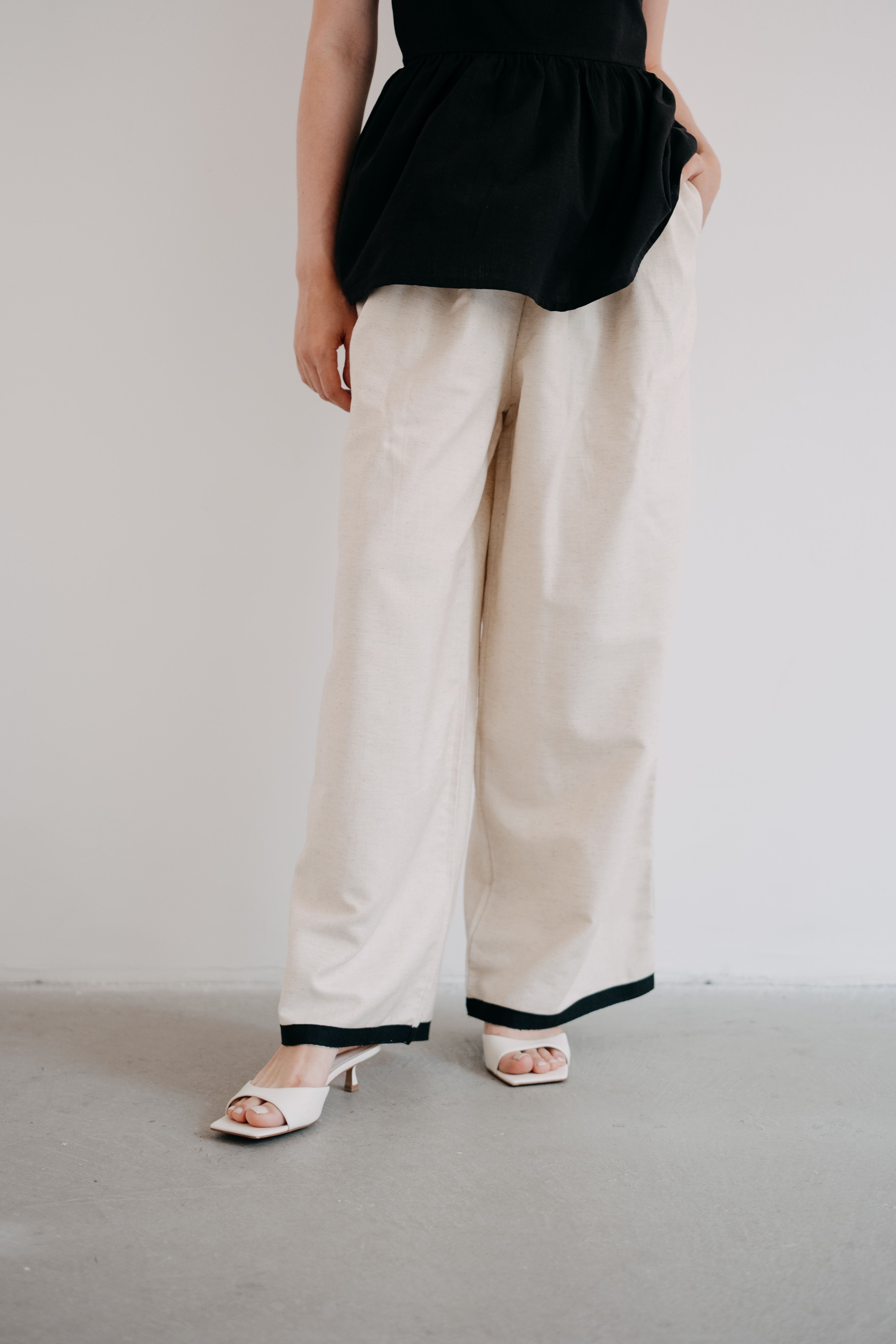 Remi Cream Pantolon