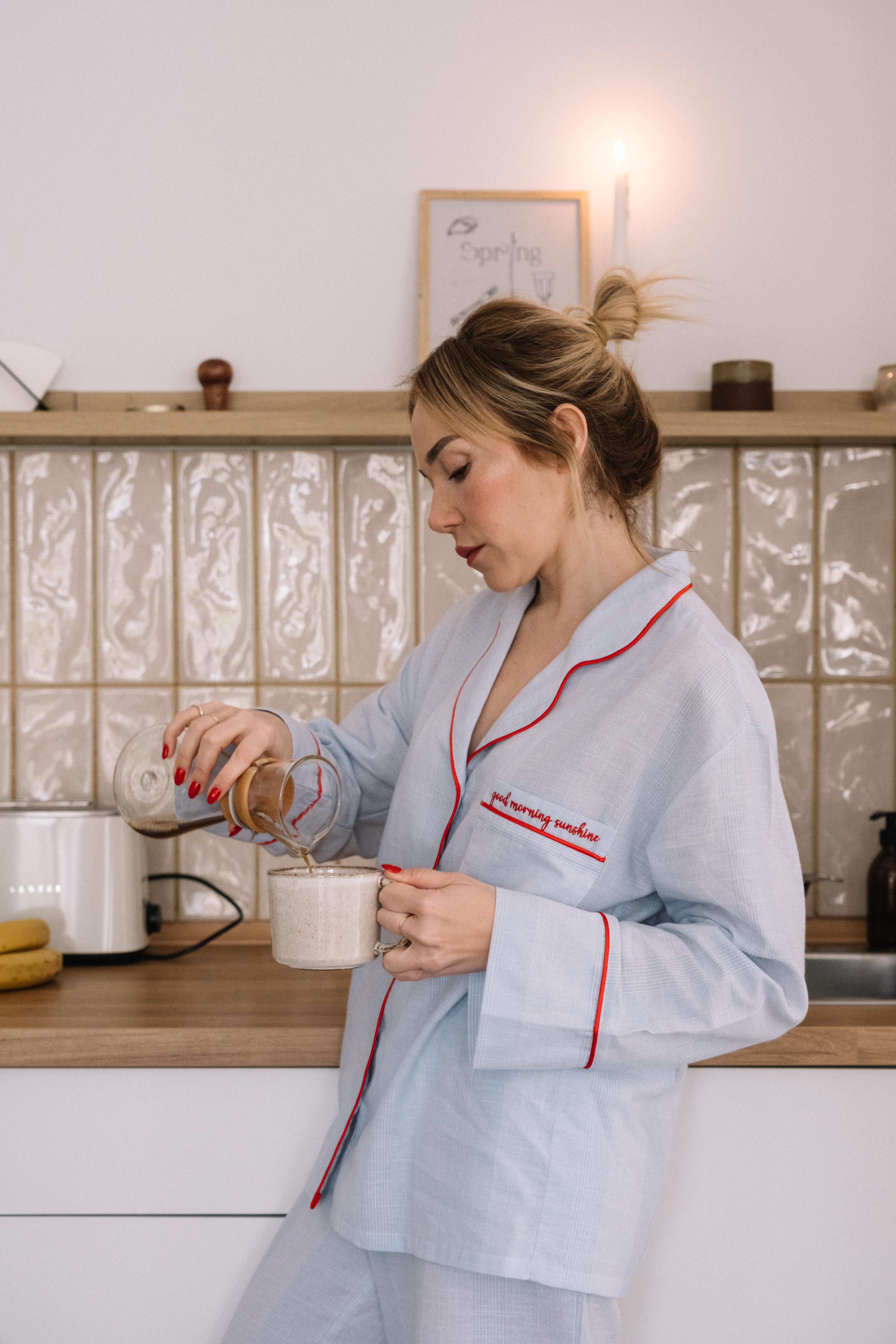Sunday Uzun Kollu Pijama Üstü