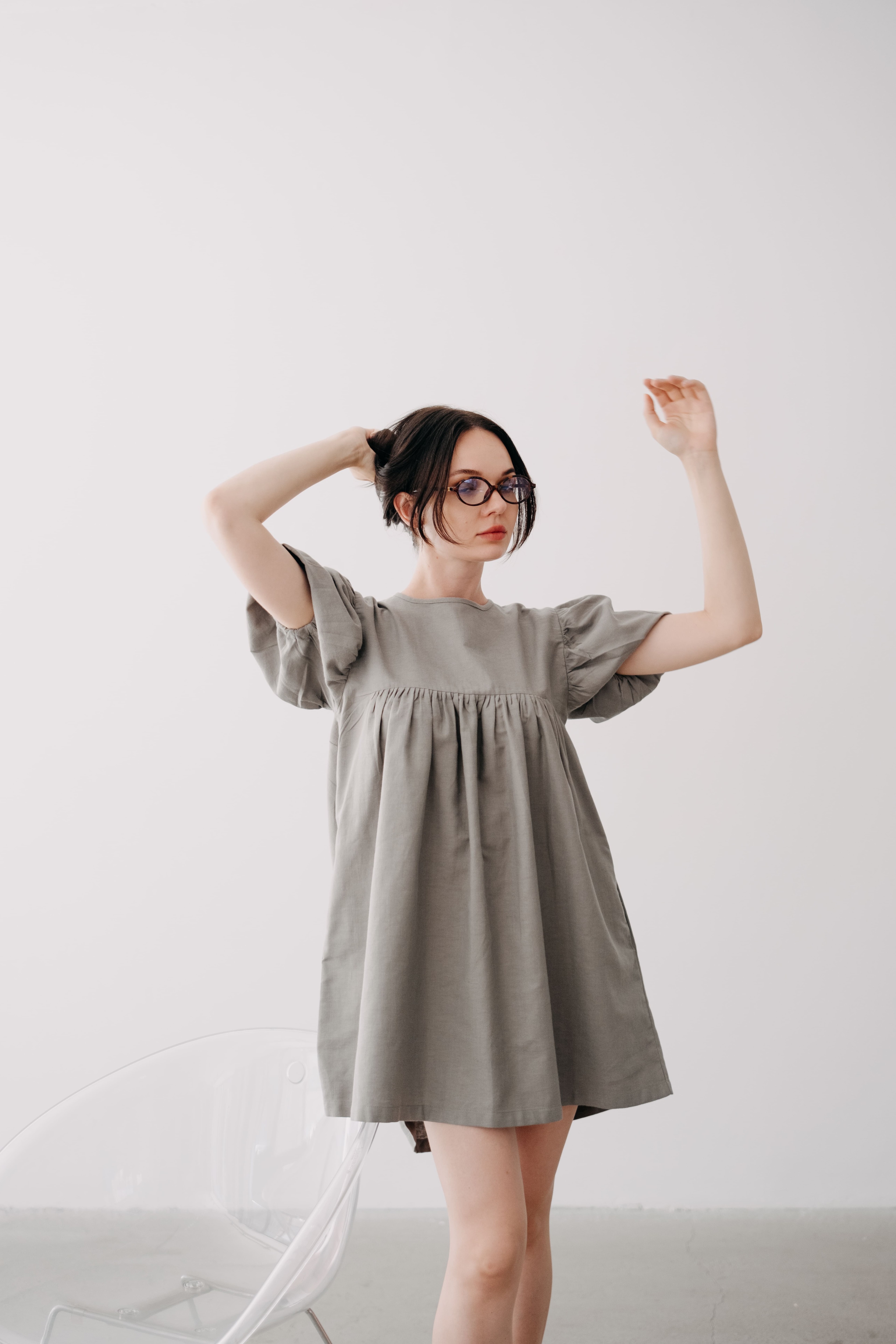 Luna Sage Elbise