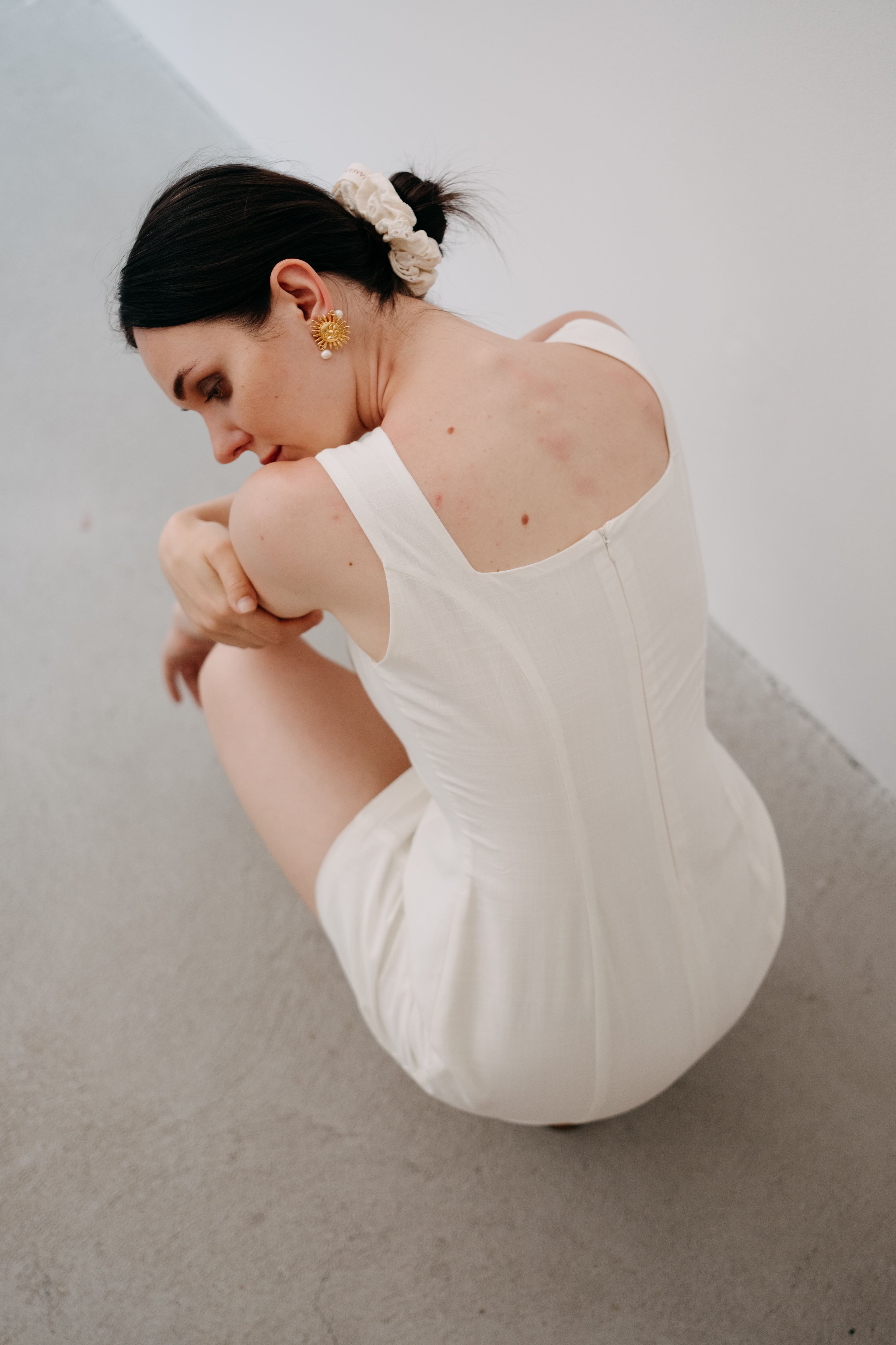 Kylie White Elbise