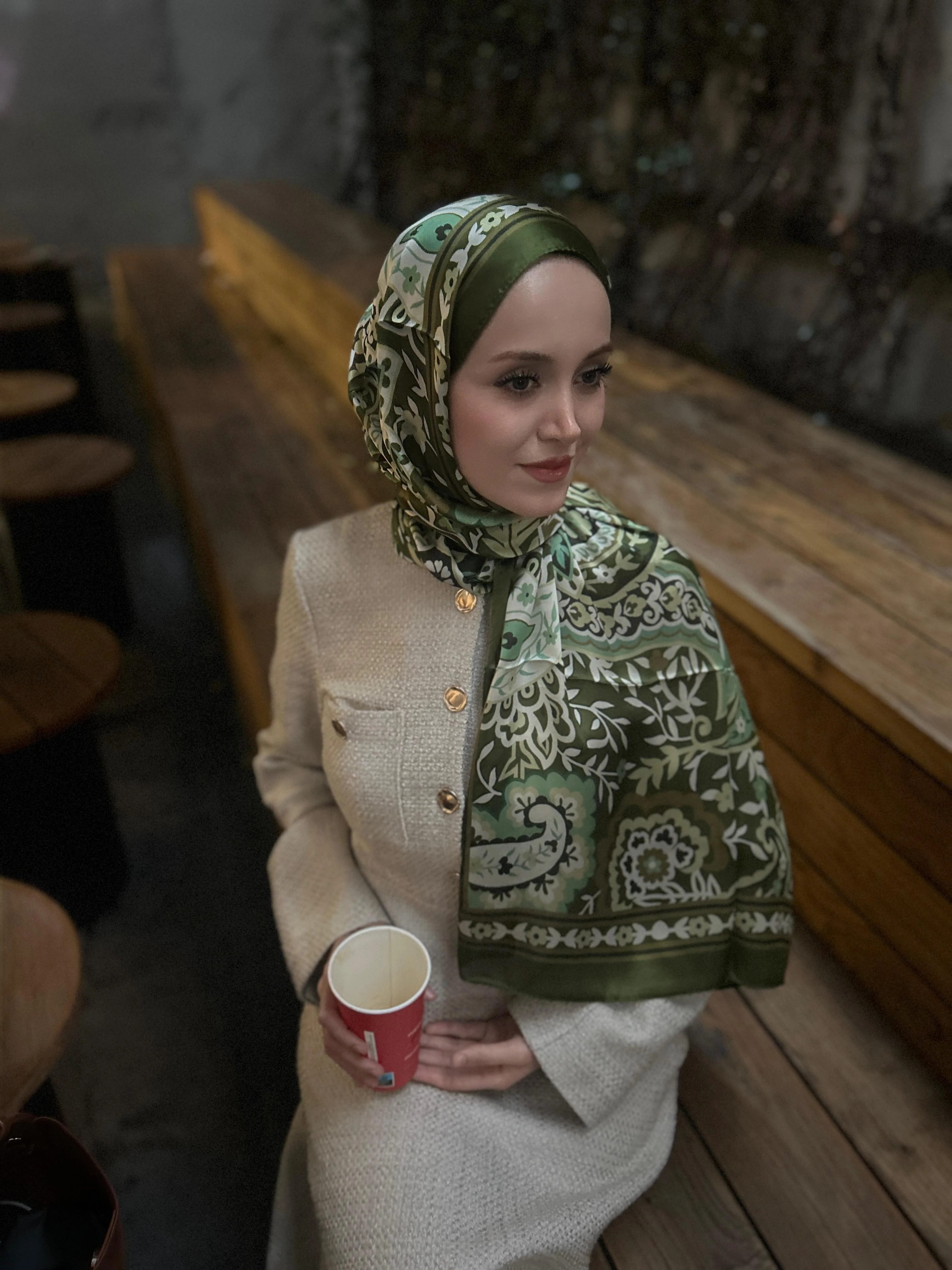 Makbule Yıldırım'dan Yeni Hint Vual Şal Serisi 5004-06