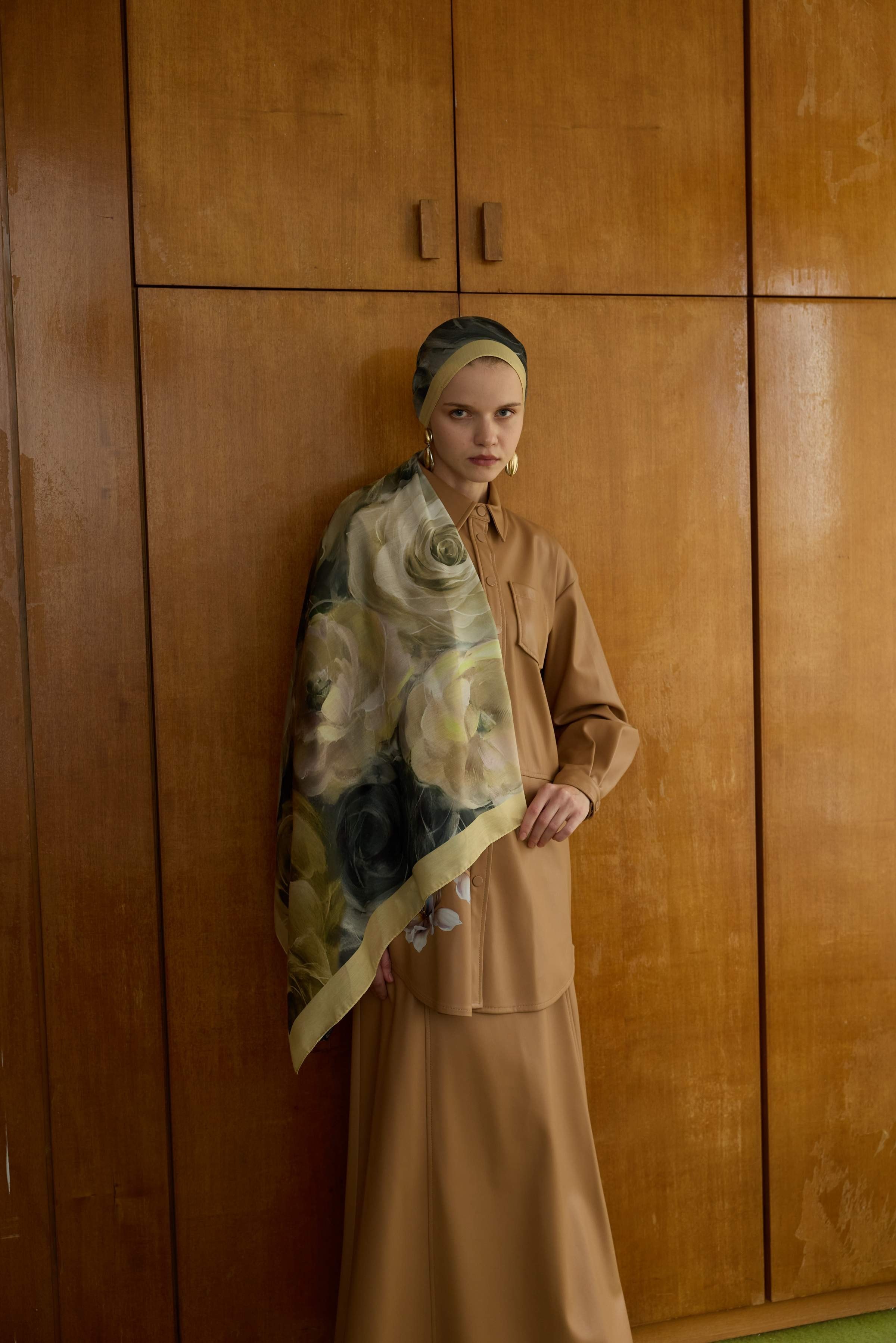 Winter Bloom Soft Şal 3068-10097 - Sarı