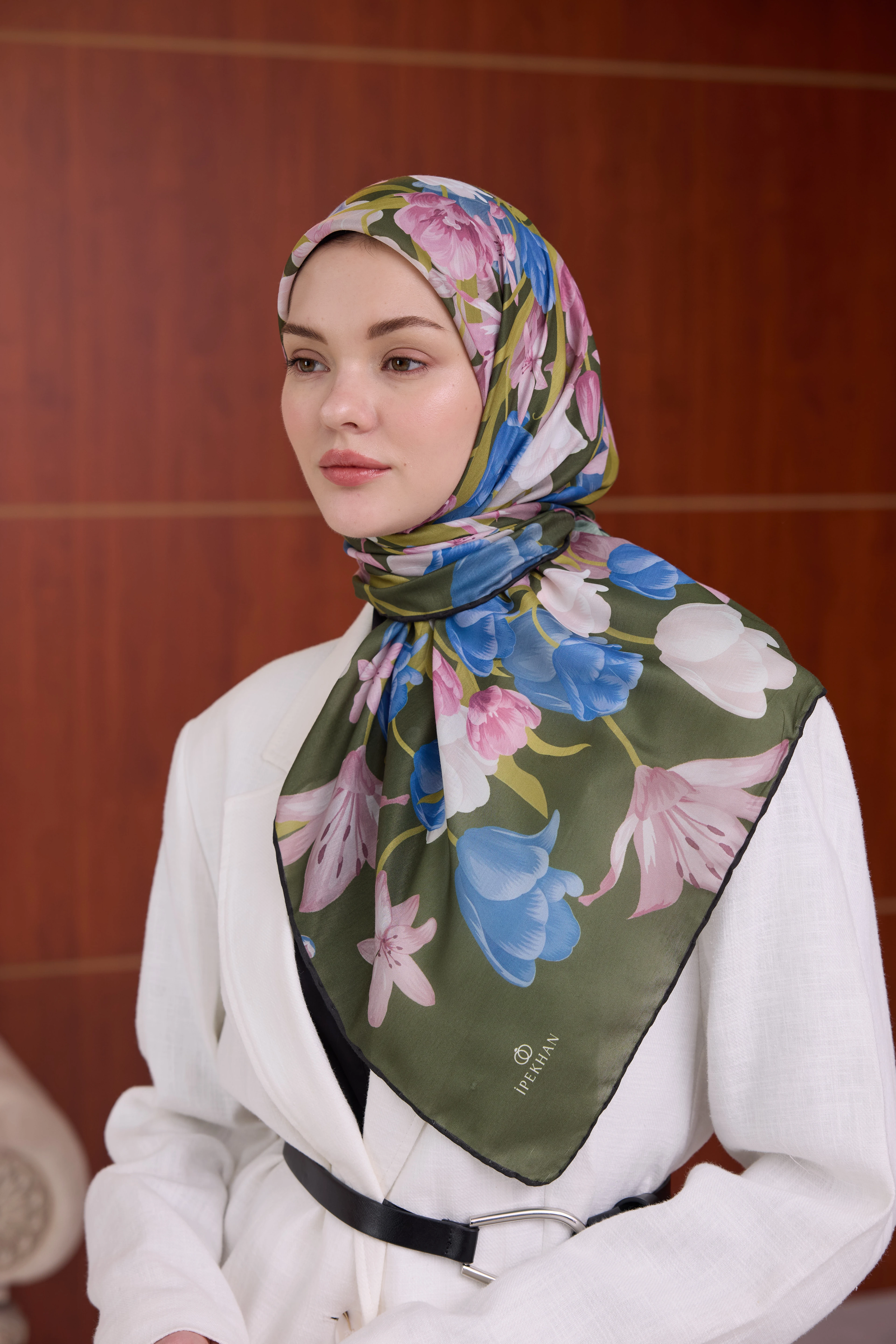 Pera Soft Eşarp Avcı Yeşili 1148-02