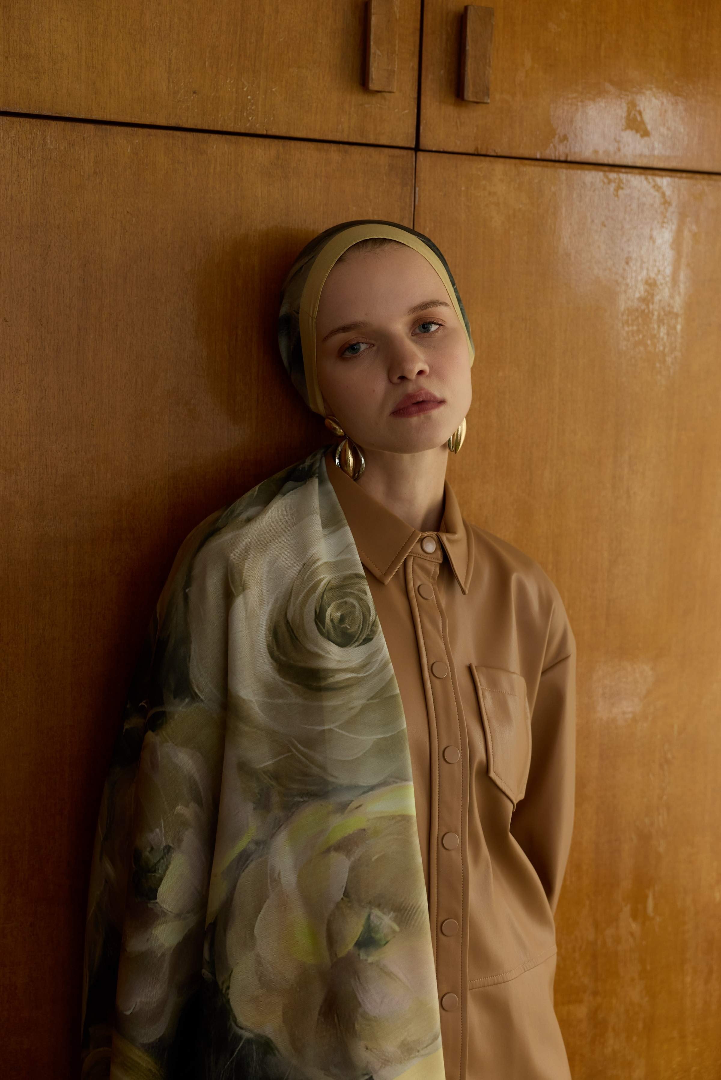 Winter Bloom Soft Şal 3068-10097 - Sarı