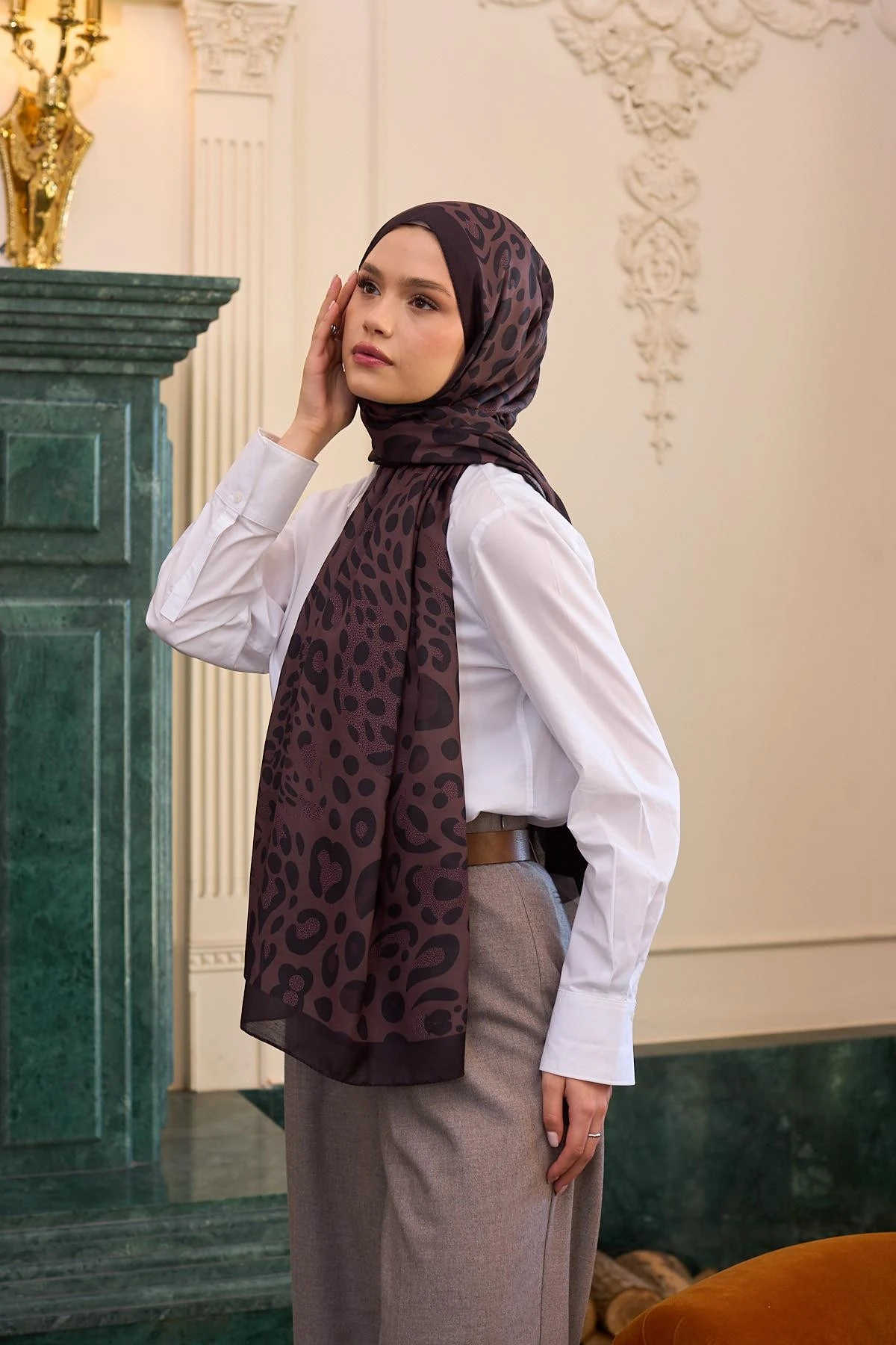 İpekhan Soft Şal Ham Kahve 3050-07