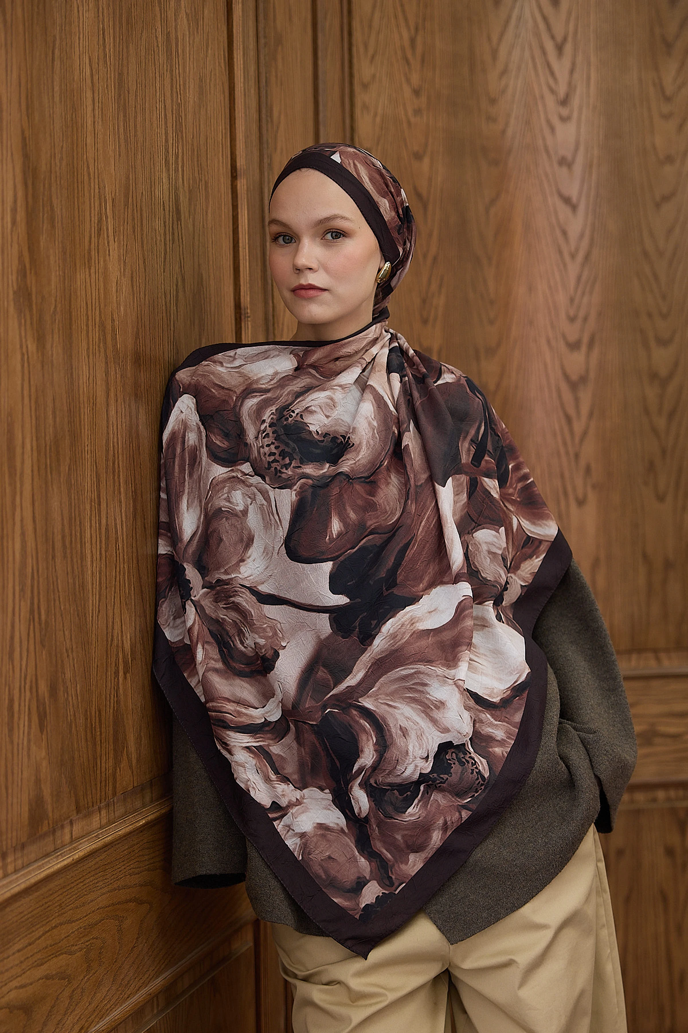 Bambu Kraş Şal 7006 - Acı Kahve