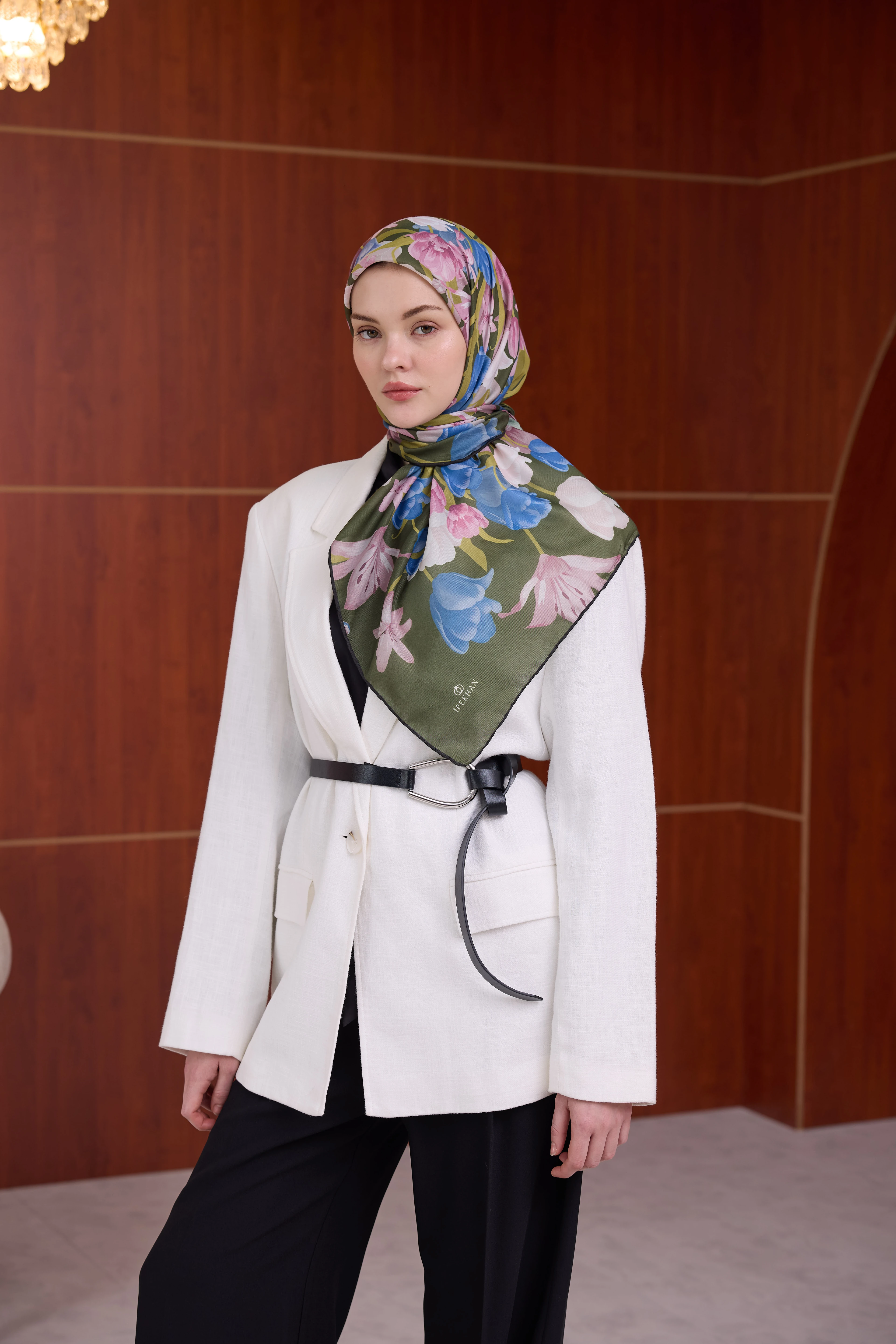 Pera Soft Eşarp Avcı Yeşili 1148-02