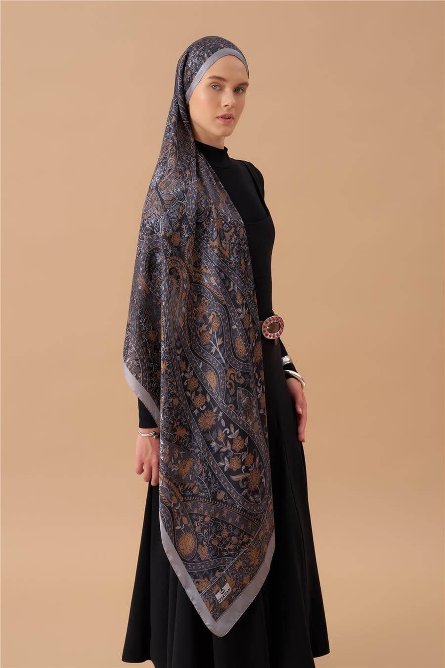 Jardin Secret Collection Hint Vual İpek Şal 5011-07