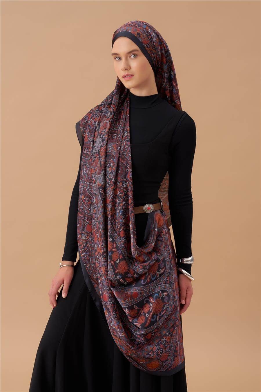 Jardin Secret Collection Hint Vual İpek Şal 5011-10