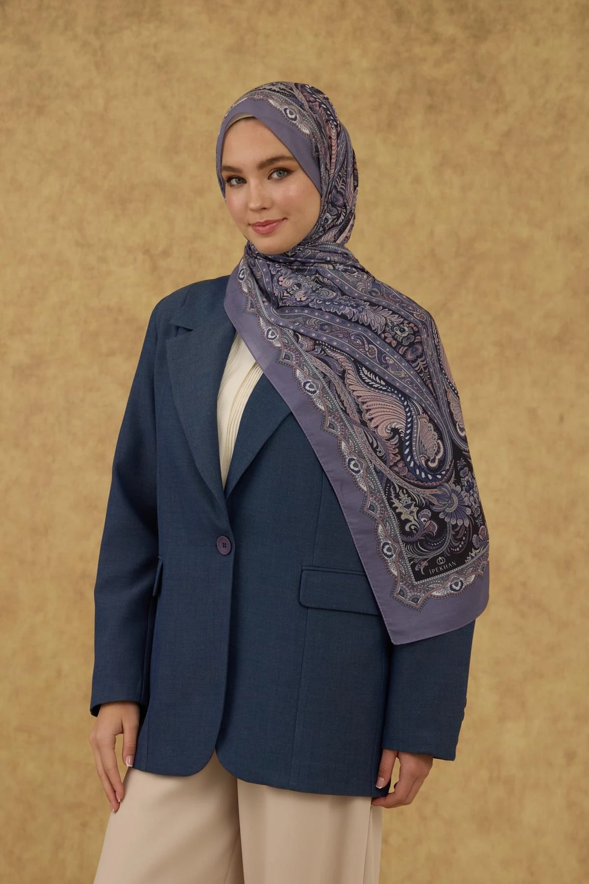 İpekhan Soft Şal Lila 3052-11