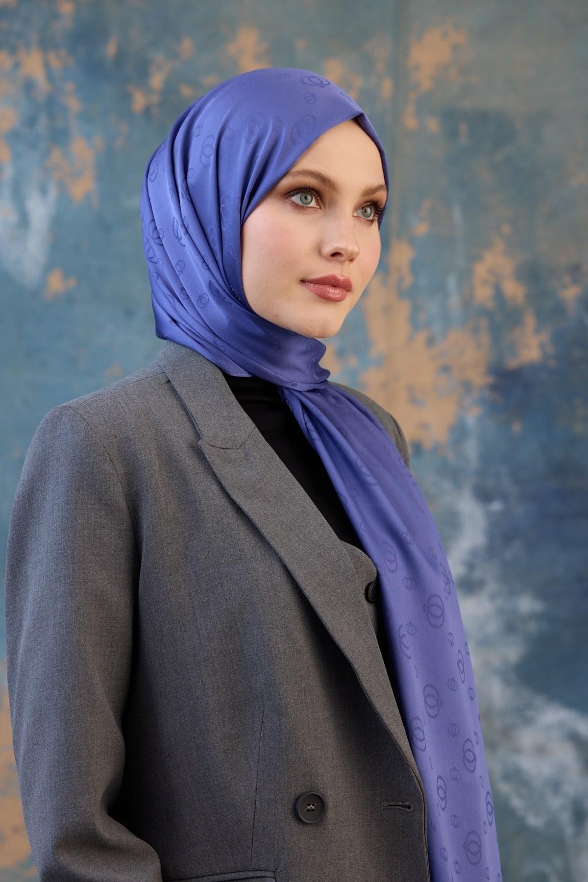 Fall Winter İpeksi Jakar Şal Hercai 9018-10