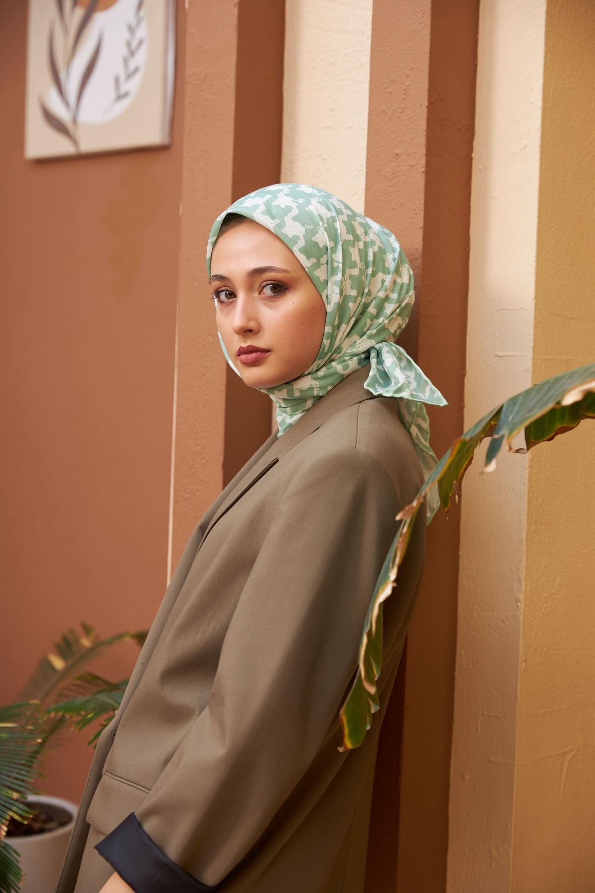 Aura Kazayağı Soft Eşarp Su Yeşili 1155-14