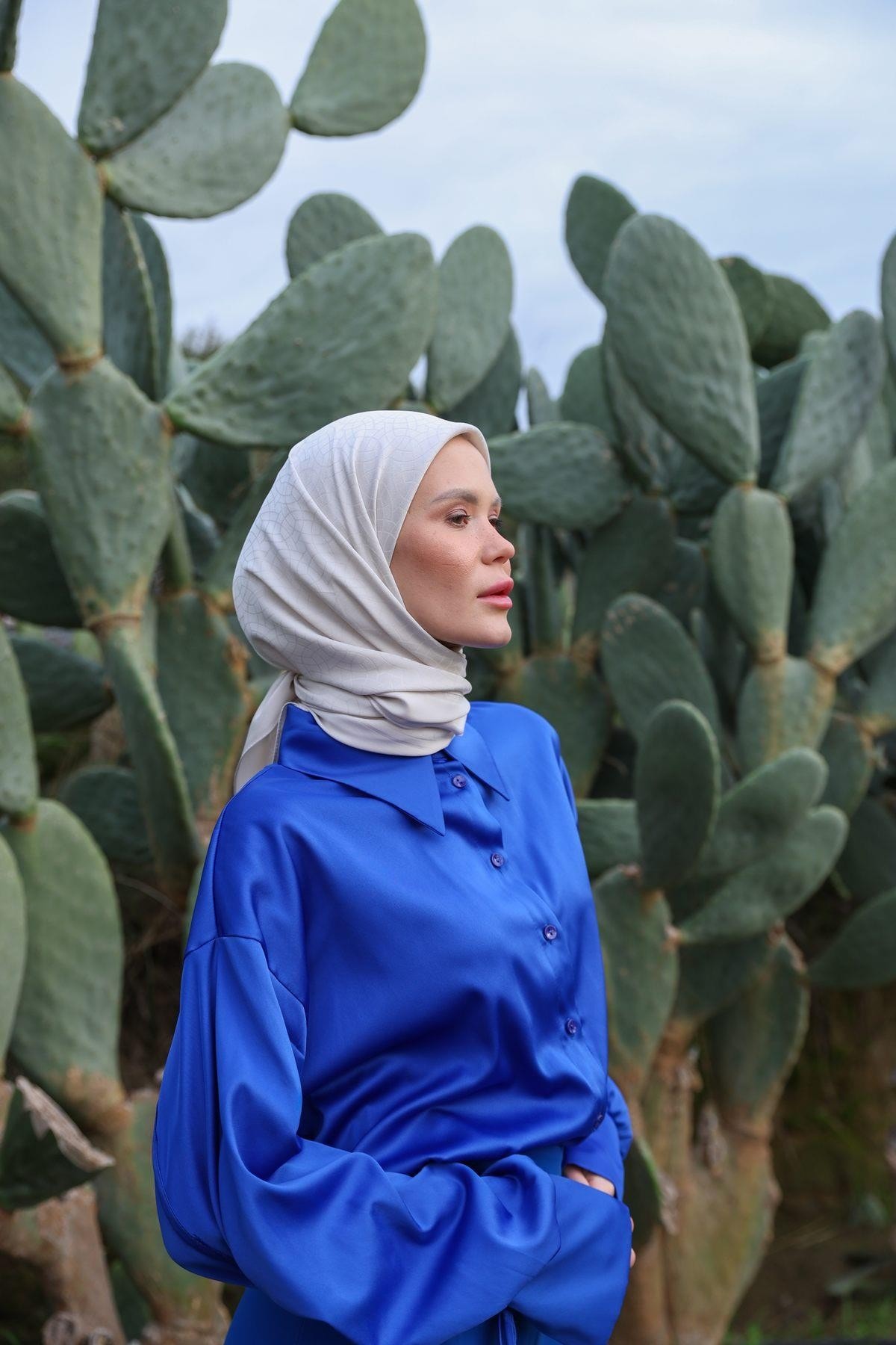 Celina Jakar Eşarp Uçuk Pembe 9902-20