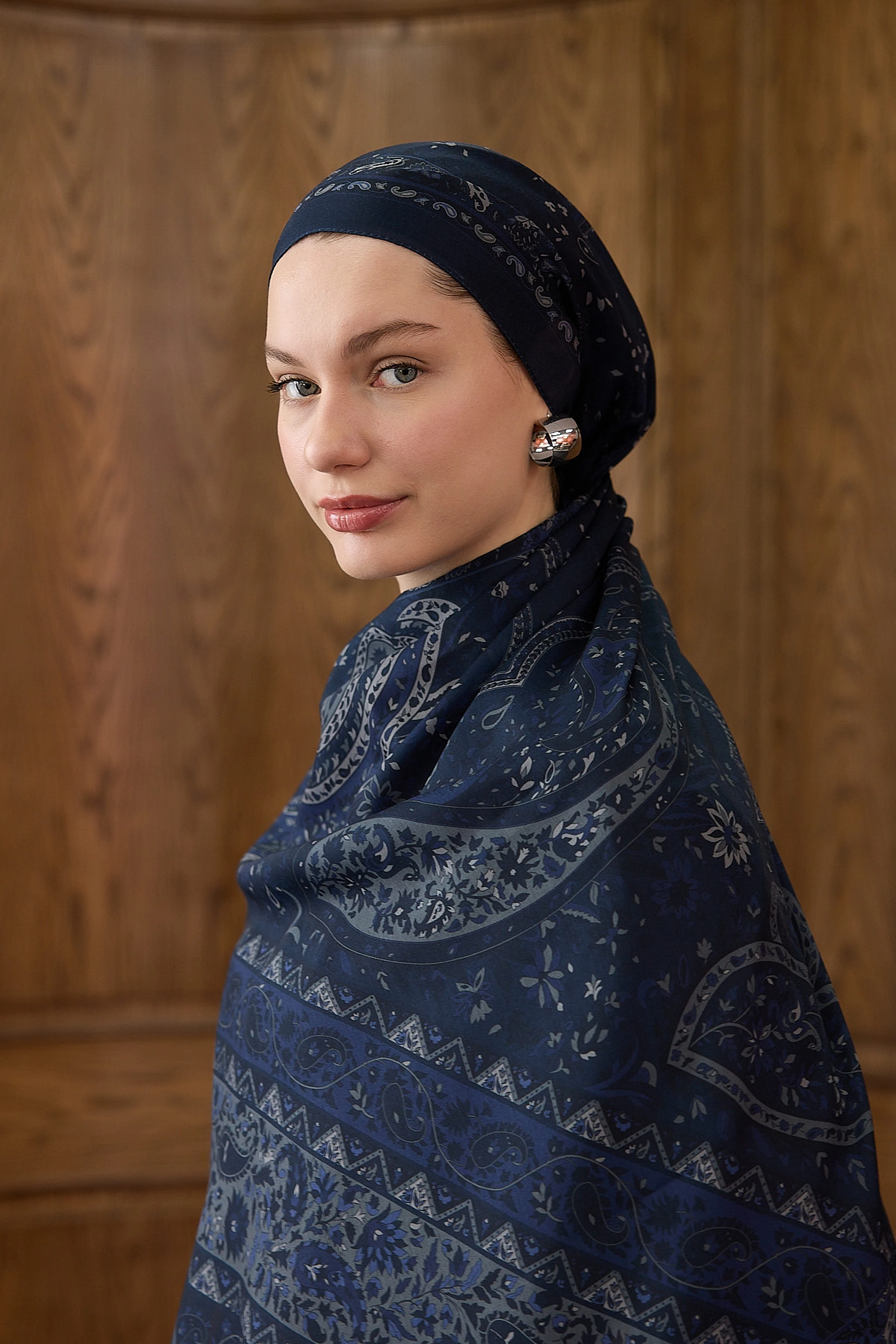 Winter Bloom Soft Şal 3070 - Gri