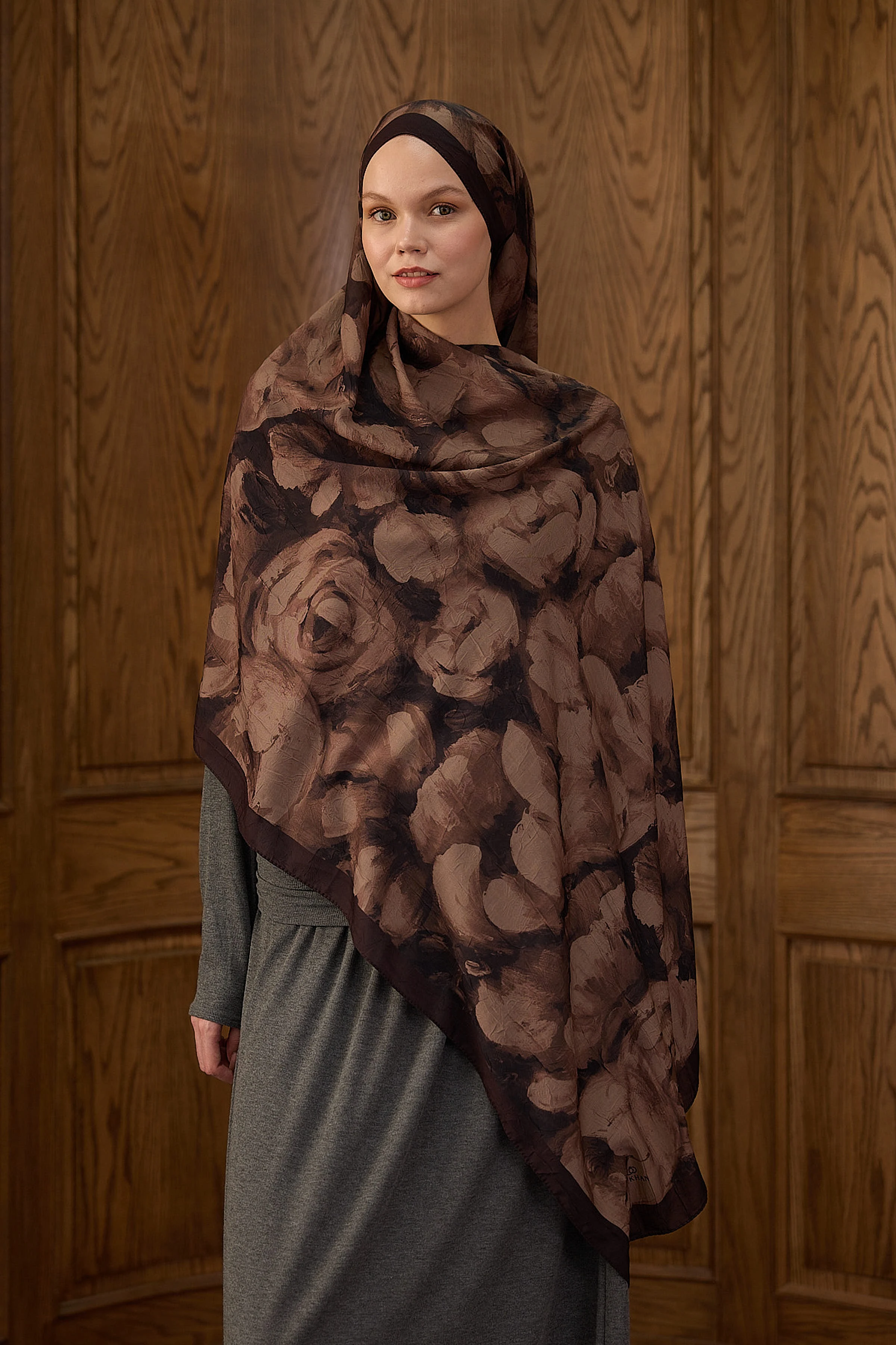 Bambu Kraş Şal 7004 - Bordo