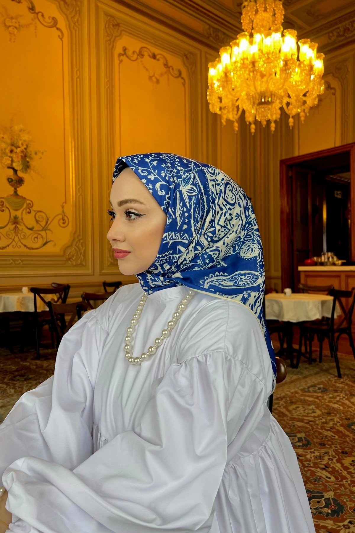 Esma Zeynep Coşkun Sizler İçin Tercihi Şal Desen