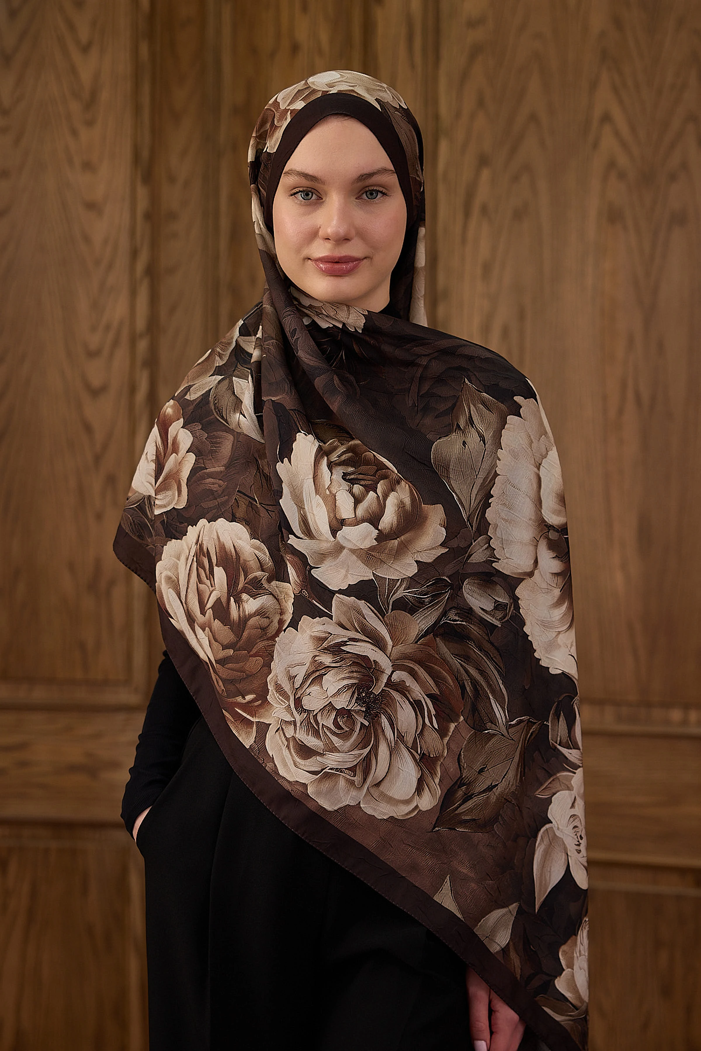 Bambu Kraş Şal 7001 - Acı Kahve