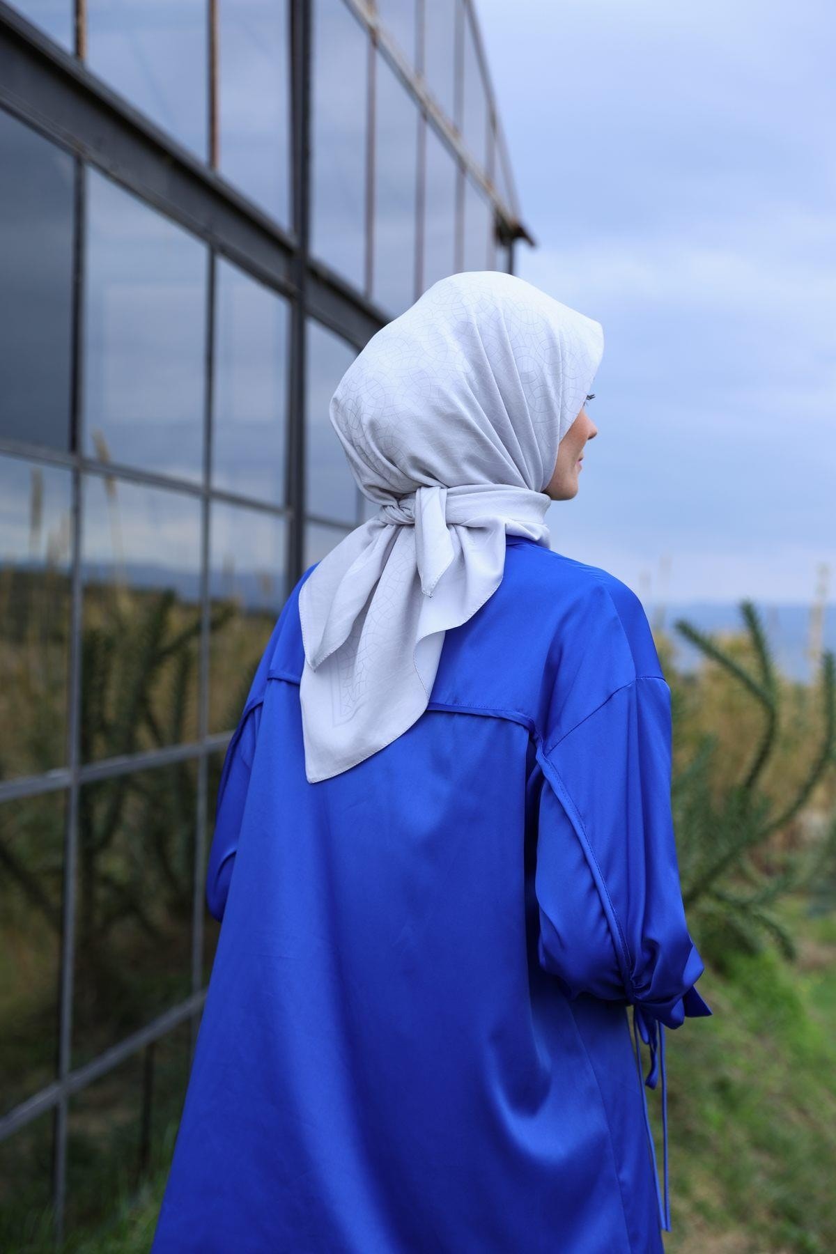 Celina Jakar Eşarp Soft Gri 9902-01