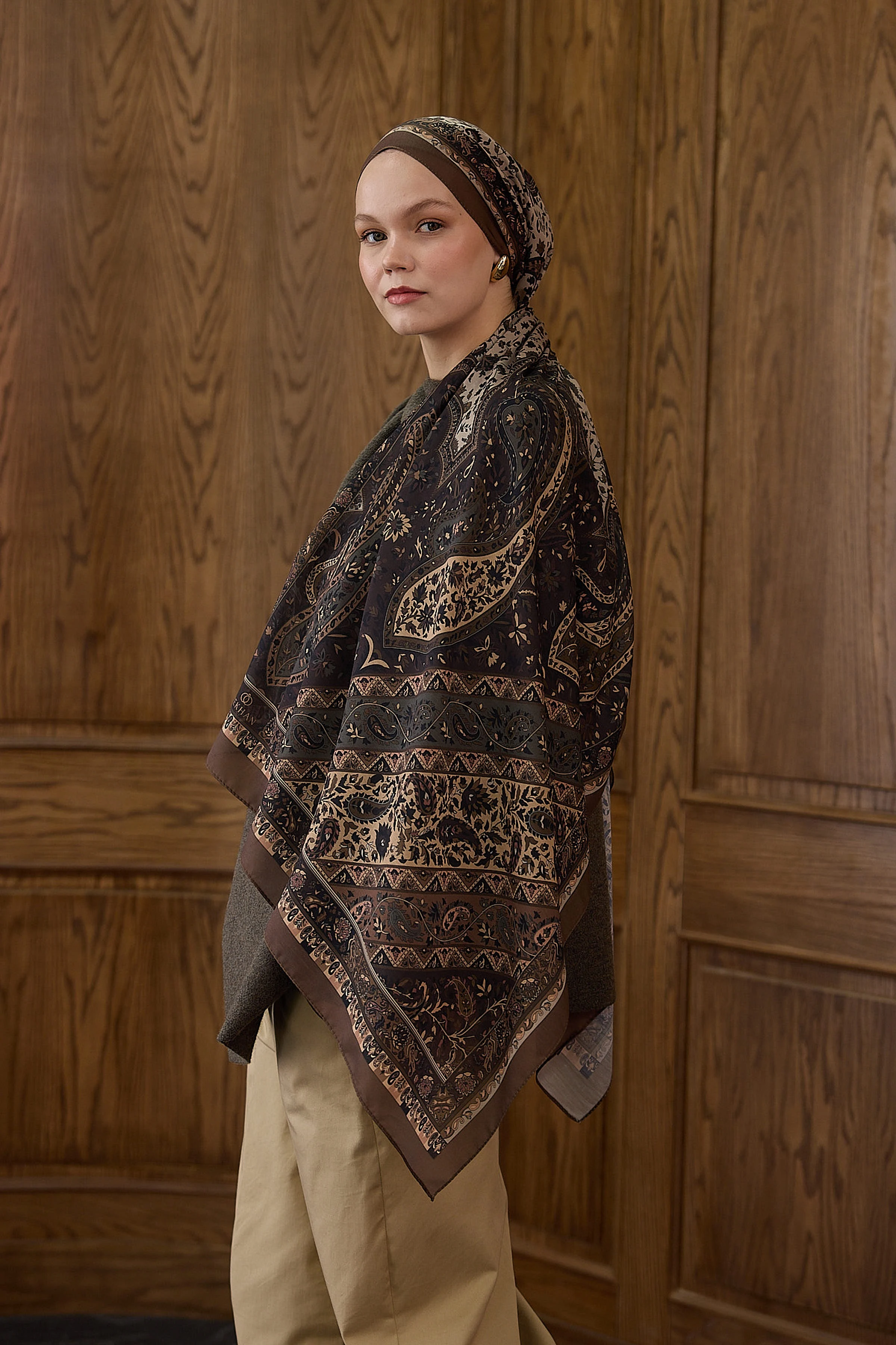 Winter Bloom Soft Şal 3070