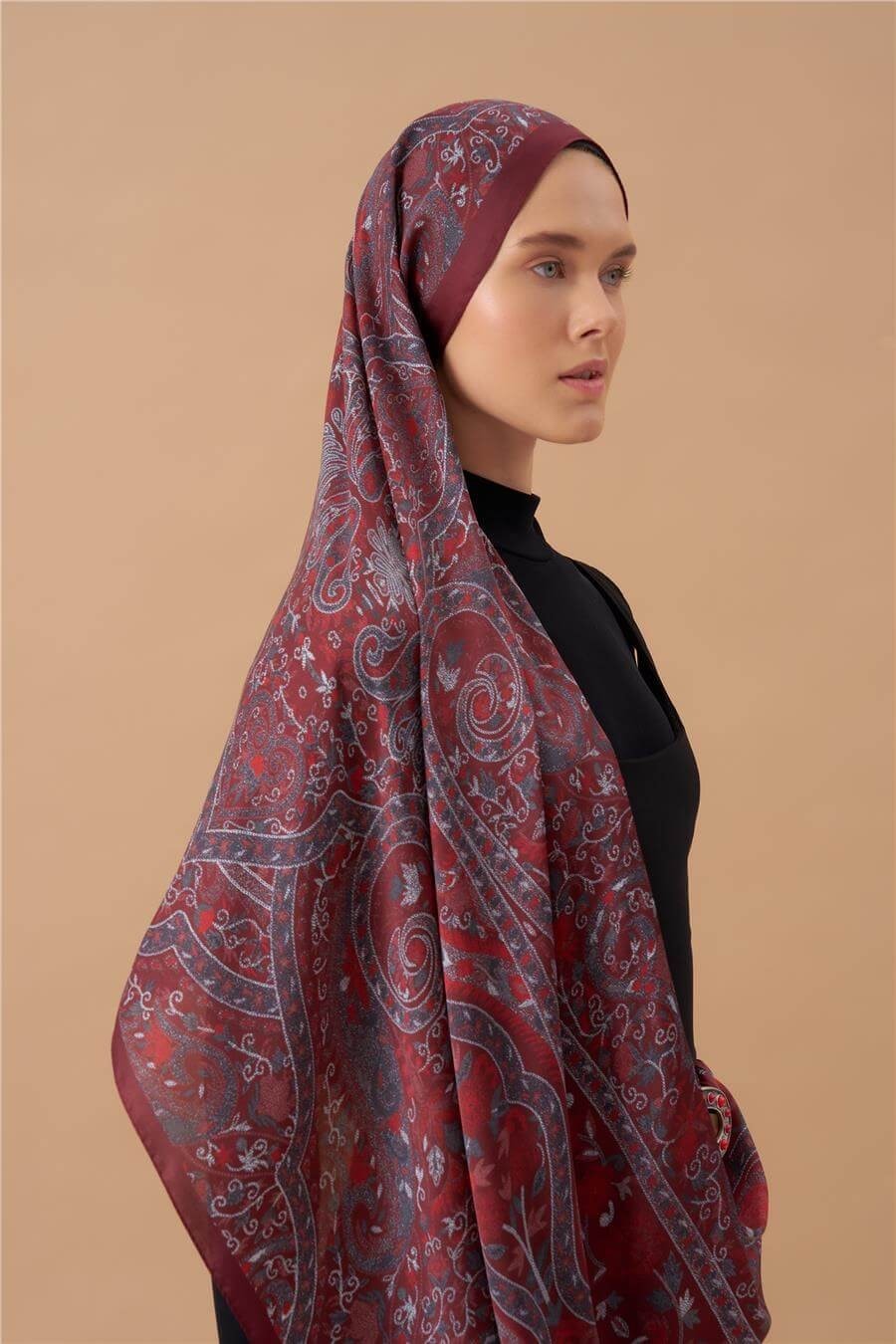 Jardin Secret Collection Hint Vual İpek Şal 5011-12