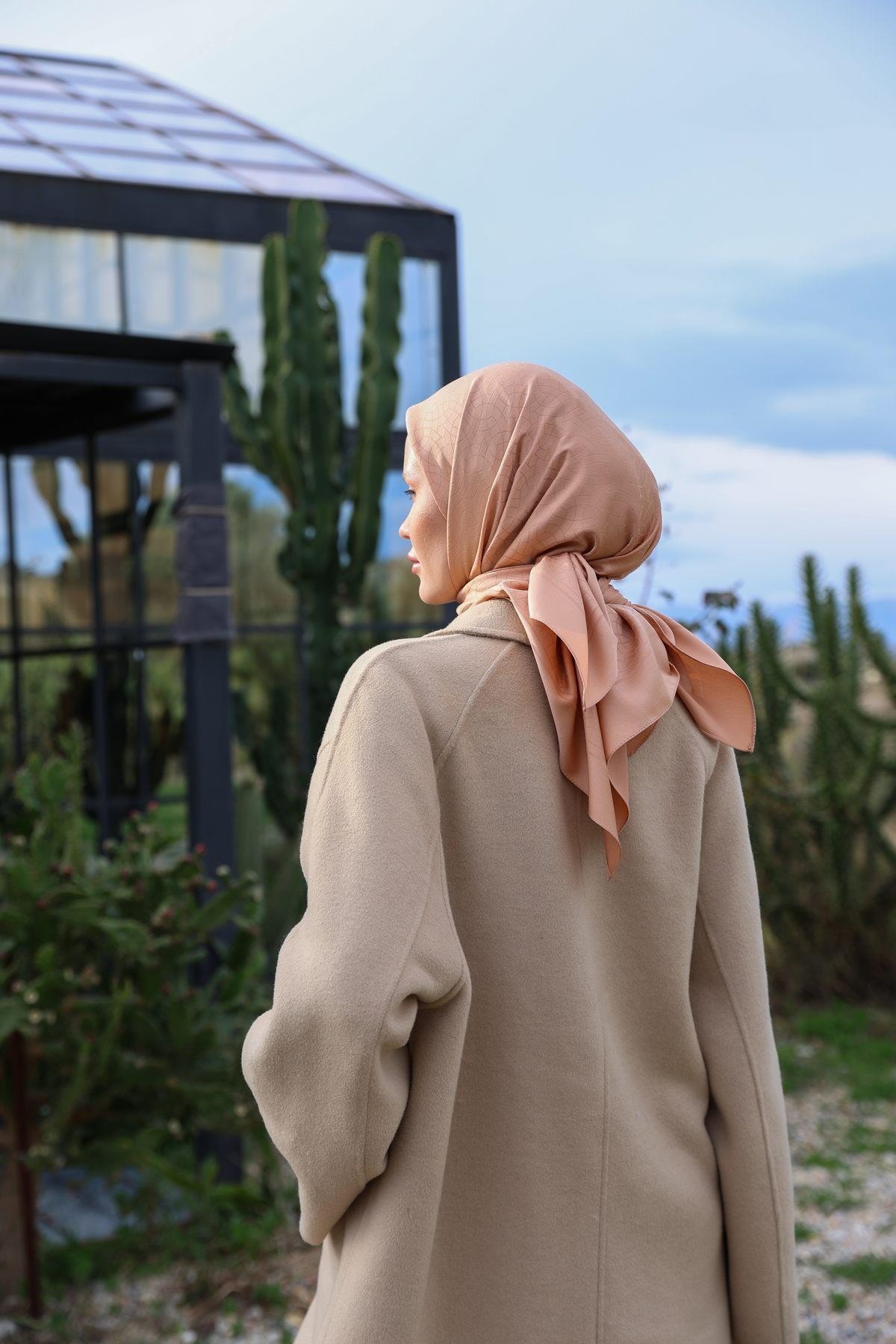 Celina Jakar Eşarp Şeftali 9902-12