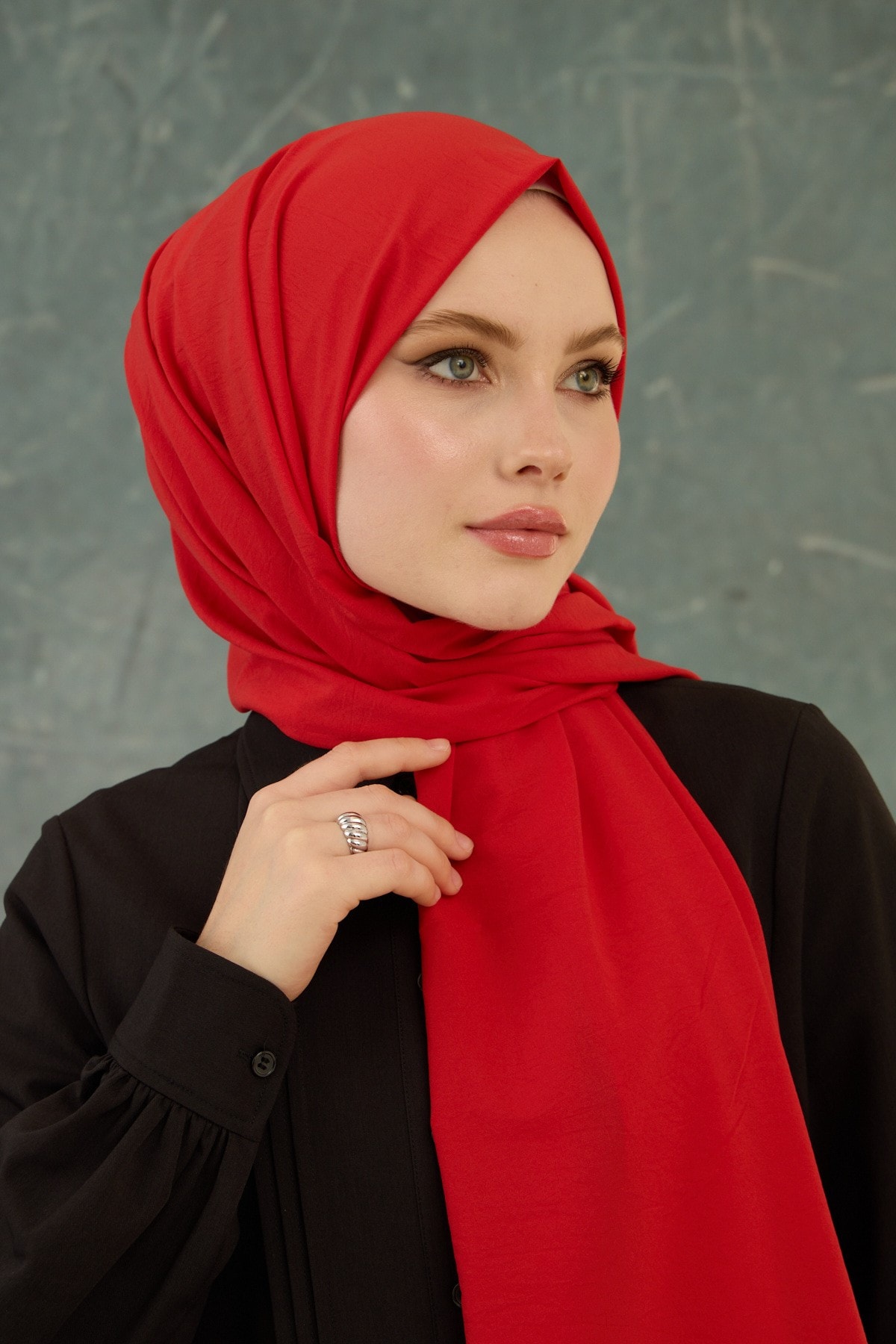 Kırmızı Yok Şal - 10000-14