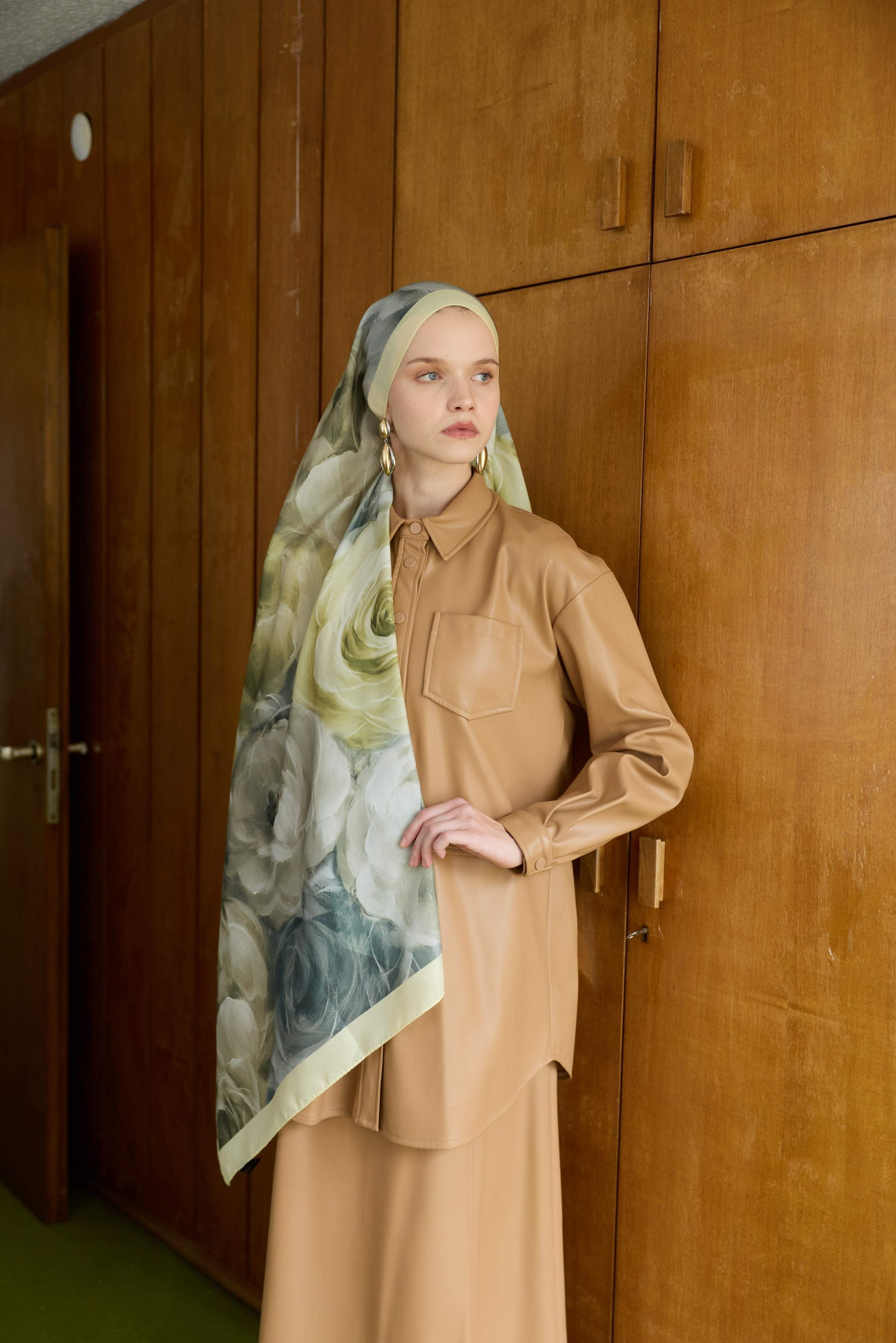 Winter Bloom Soft Şal 3068-10097 - Açık Sarı