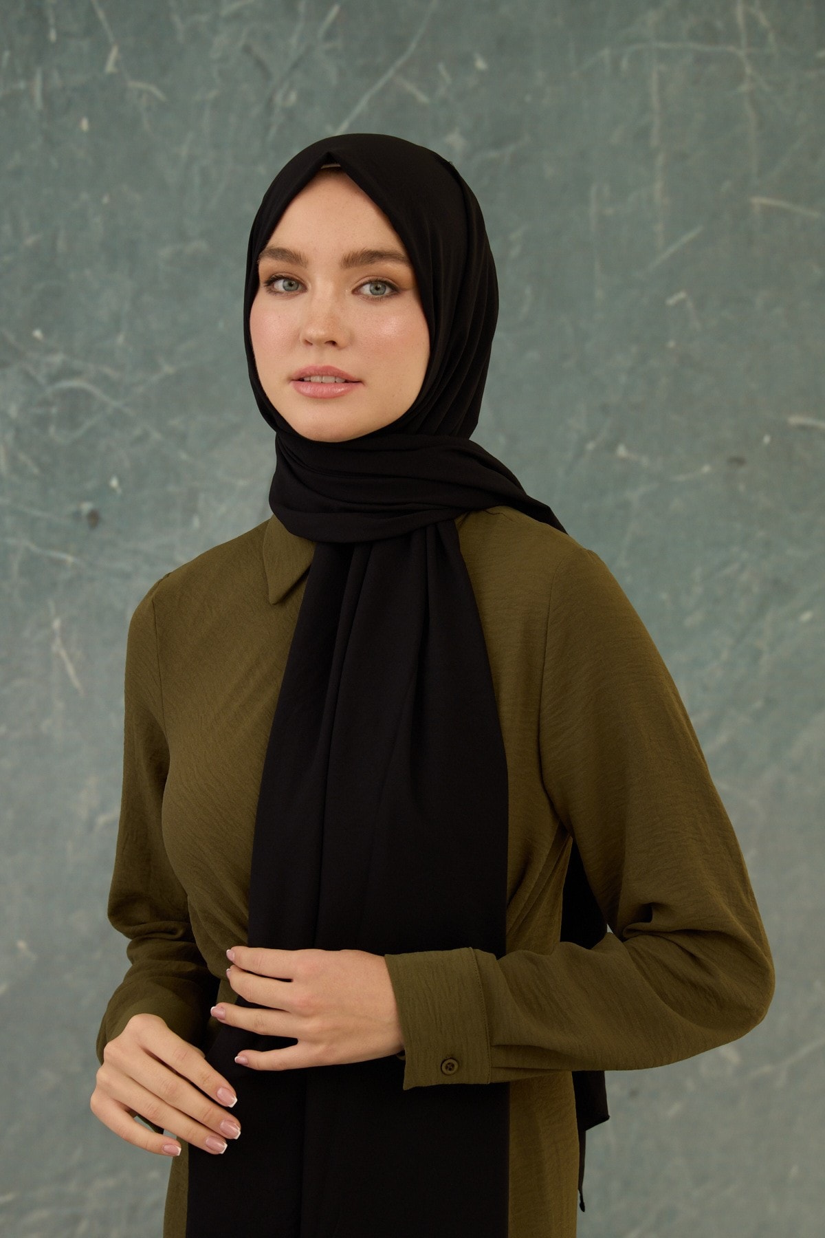 Siyah Yok Şal - 10000-23