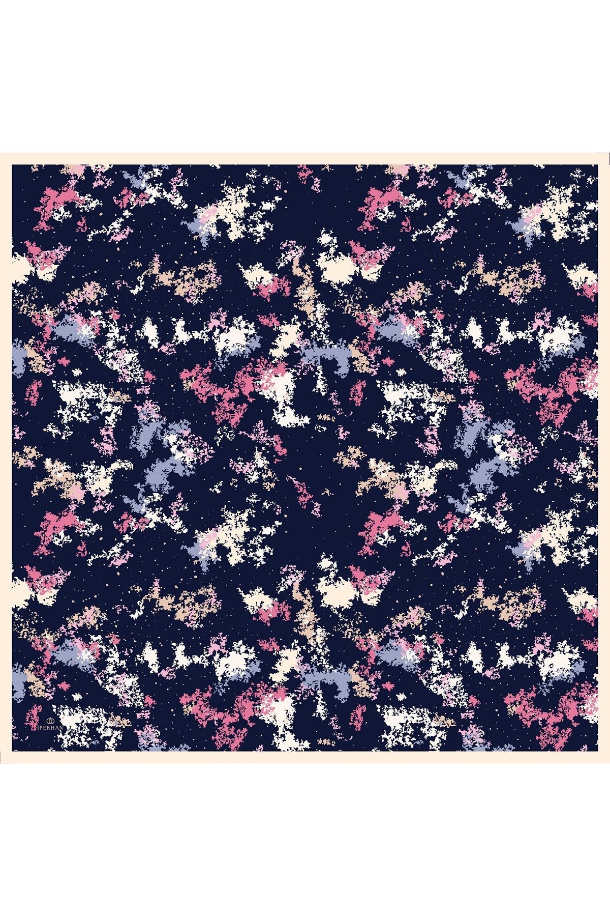 Ebru Lacivert Pamuk Viskon Eşarp