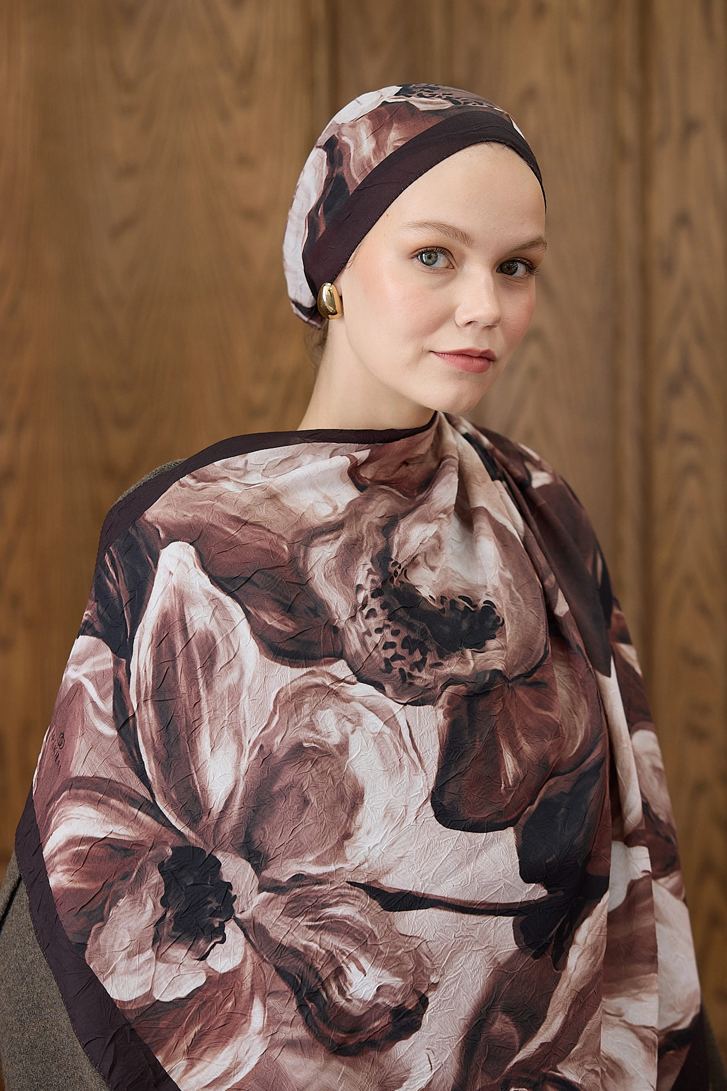 Bambu Kraş Şal 7006 - Acı Kahve