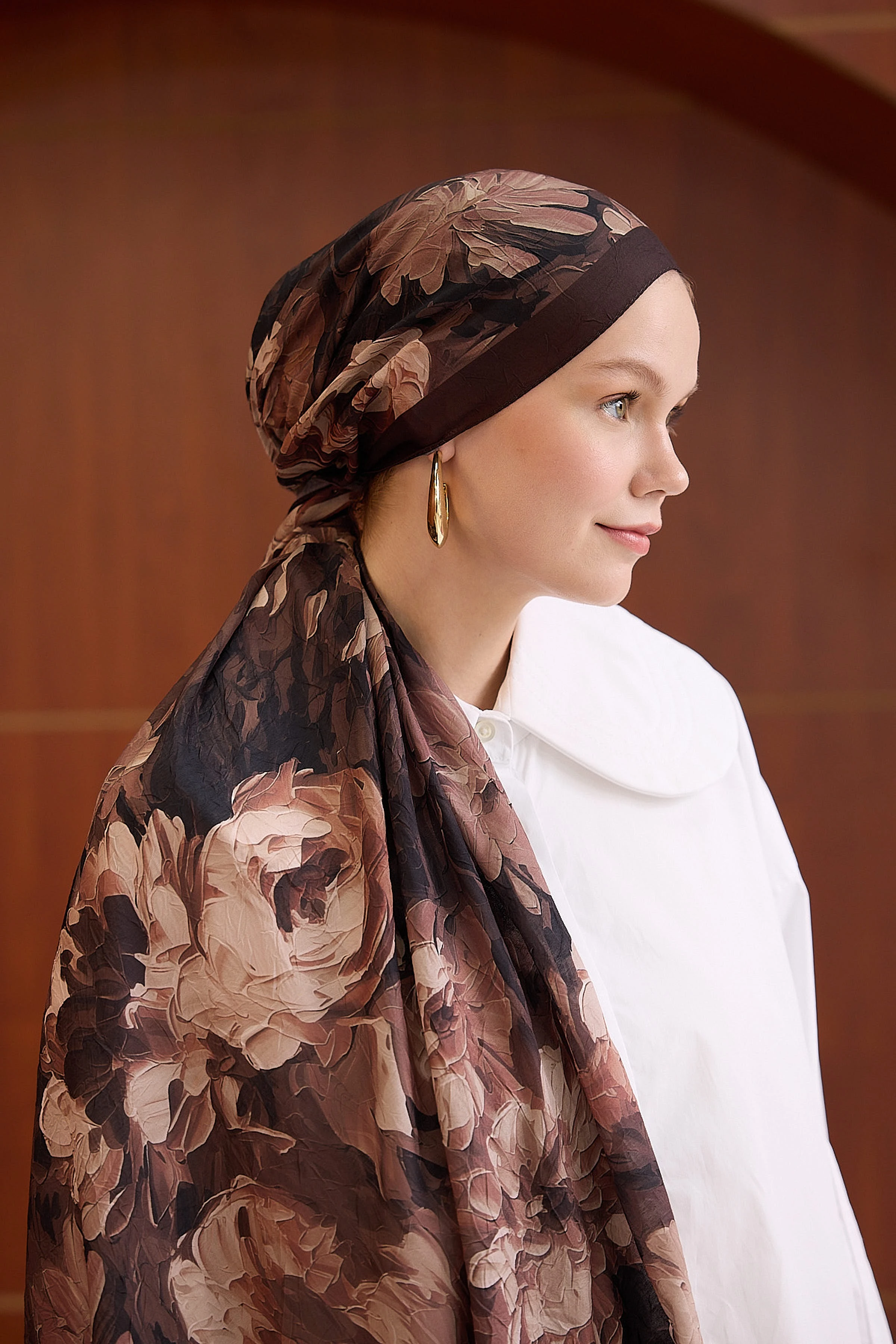 Bambu Kraş Şal 7012 - Acı Kahve