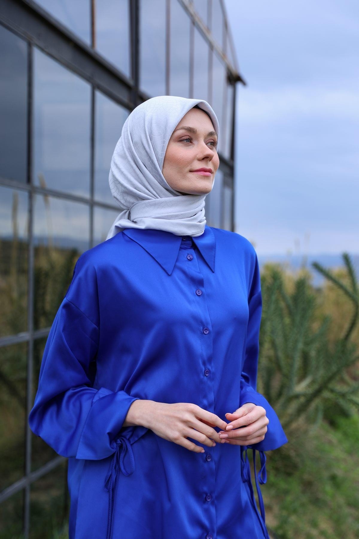 Celina Jakar Eşarp Soft Gri 9902-01