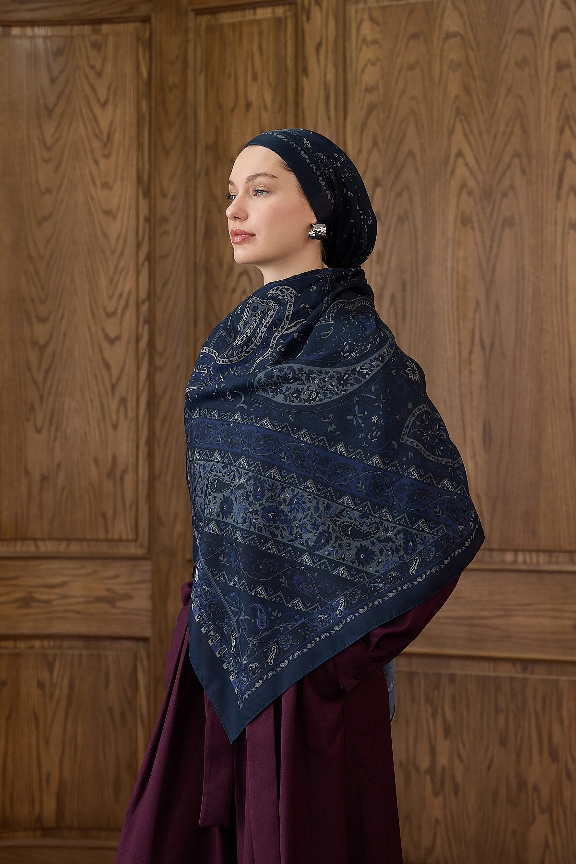 Winter Bloom Soft Şal 3070 - Gri