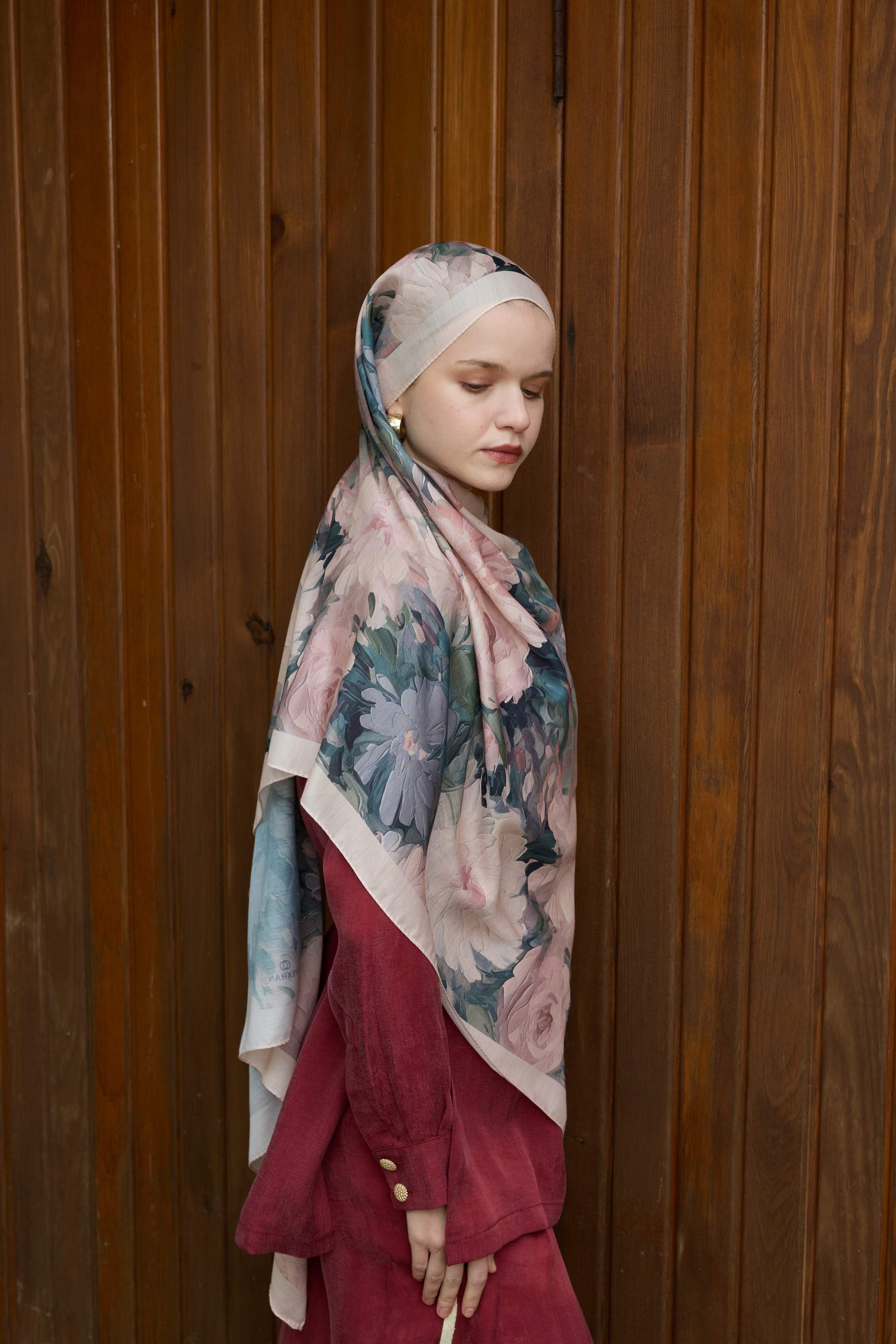 Winter Bloom Soft Şal 3069-10099 - Pastel Pembe