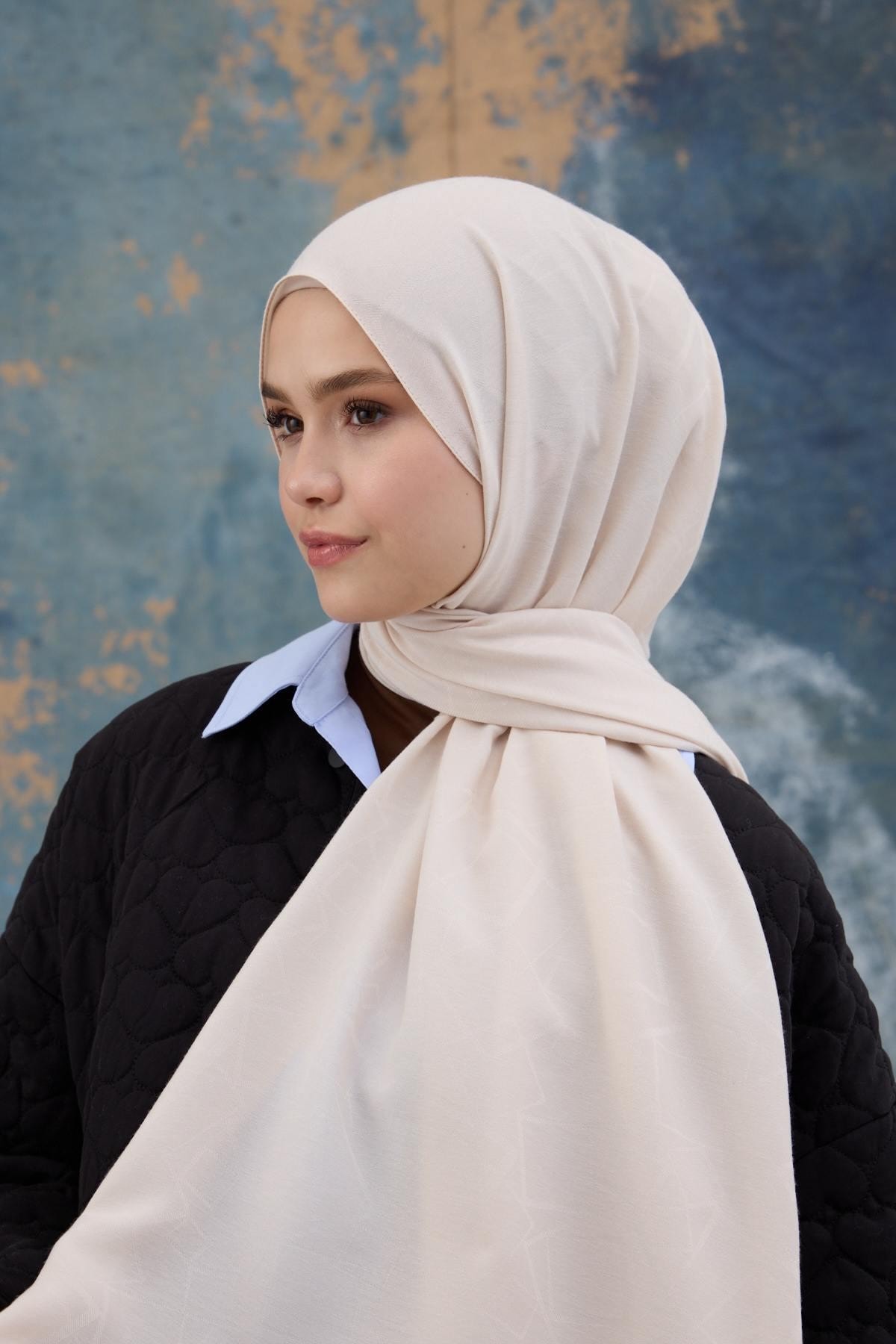 Kare Desen Pamuk Jakar Şal Meltem 8012-26