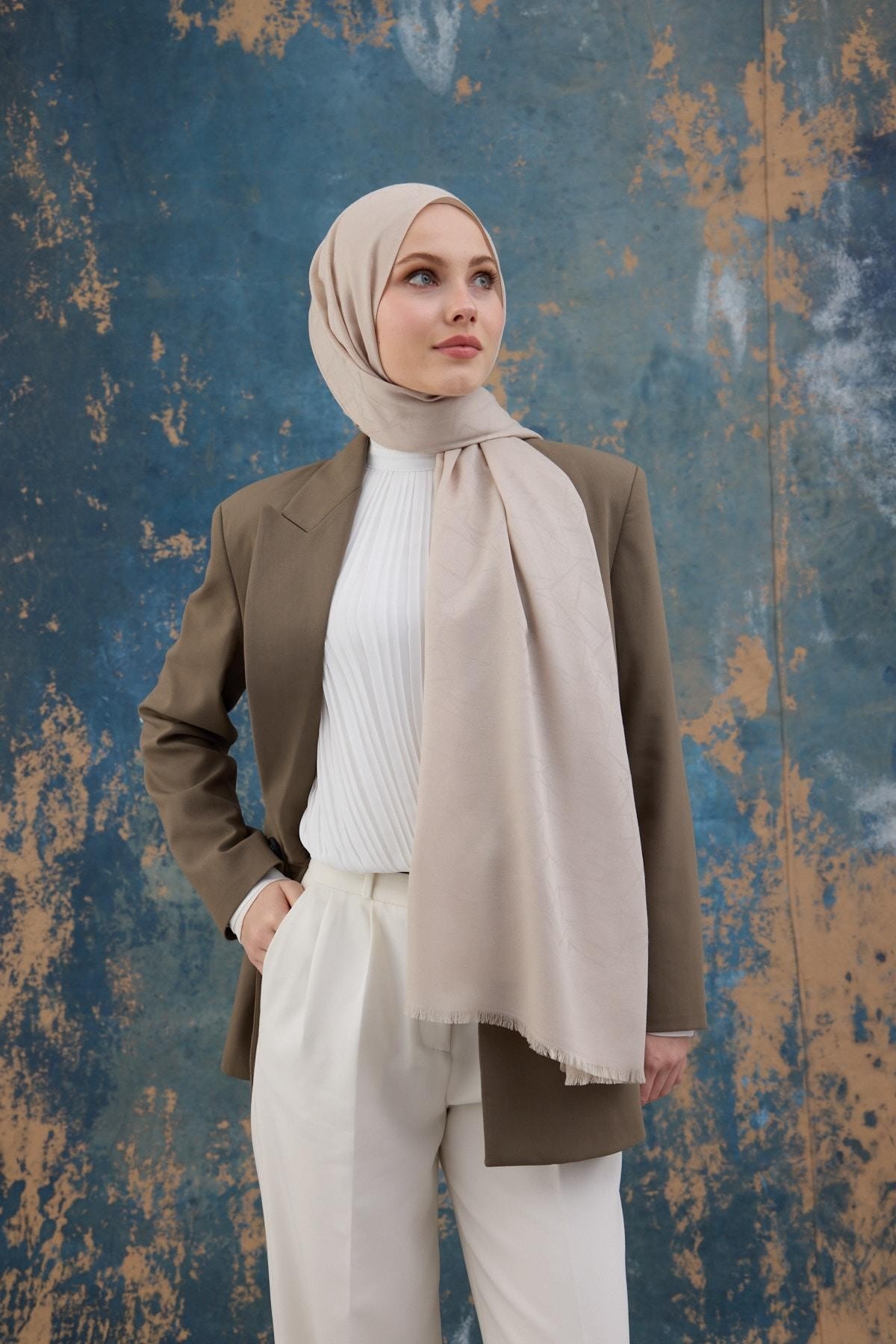 Kare Desen Pamuk Jakar Şal Kumsal 8012-24