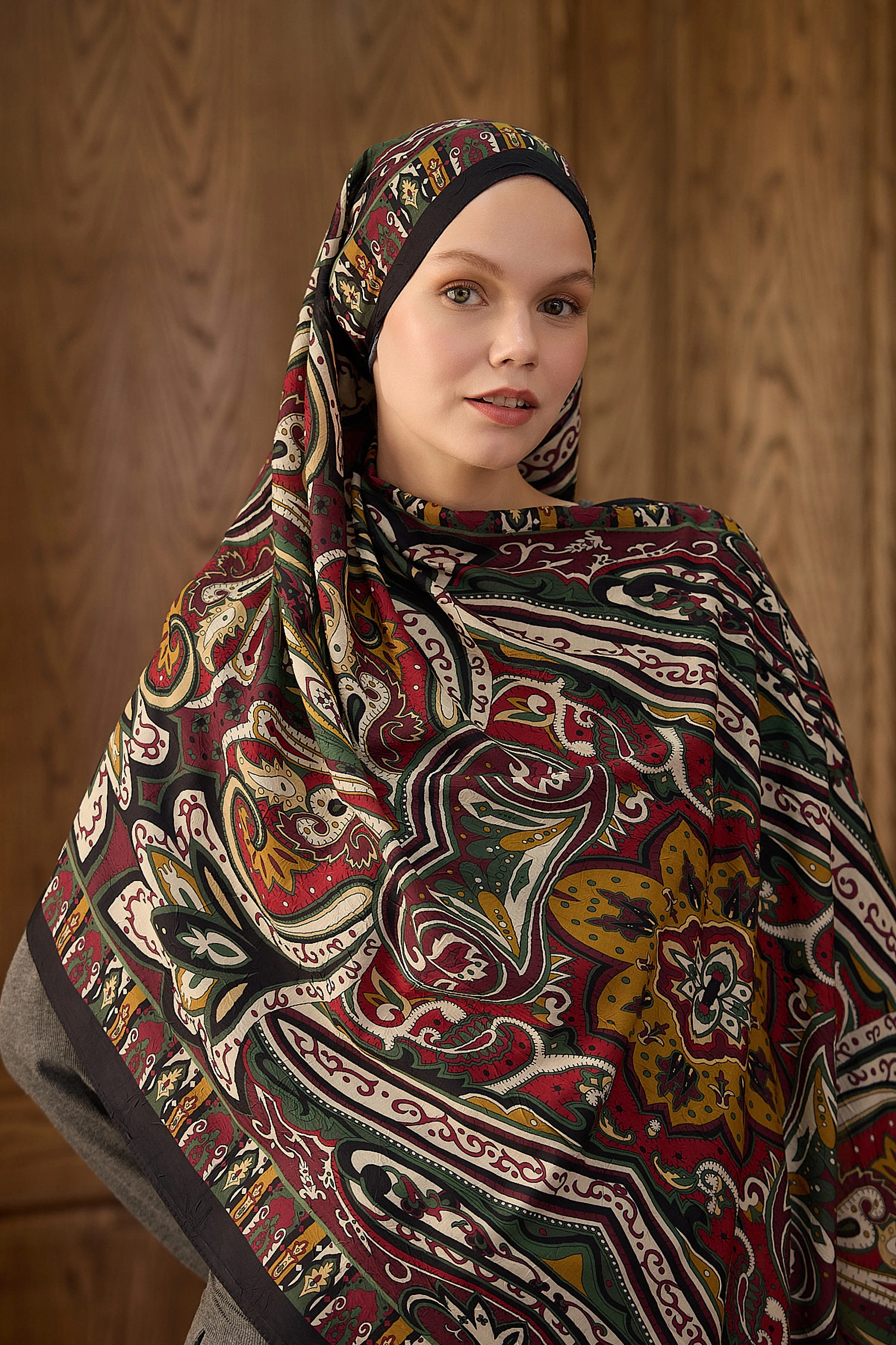 Bambu Kraş Şal 7002 - Antrasit