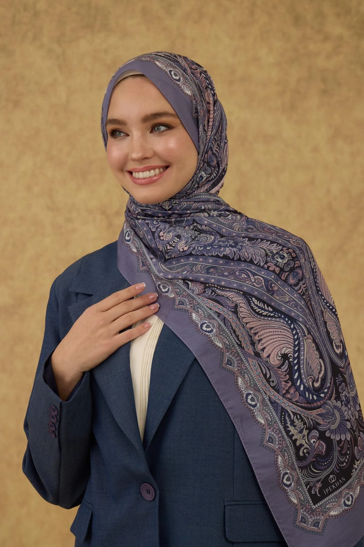 İpekhan Soft Şal Lila 3052-11