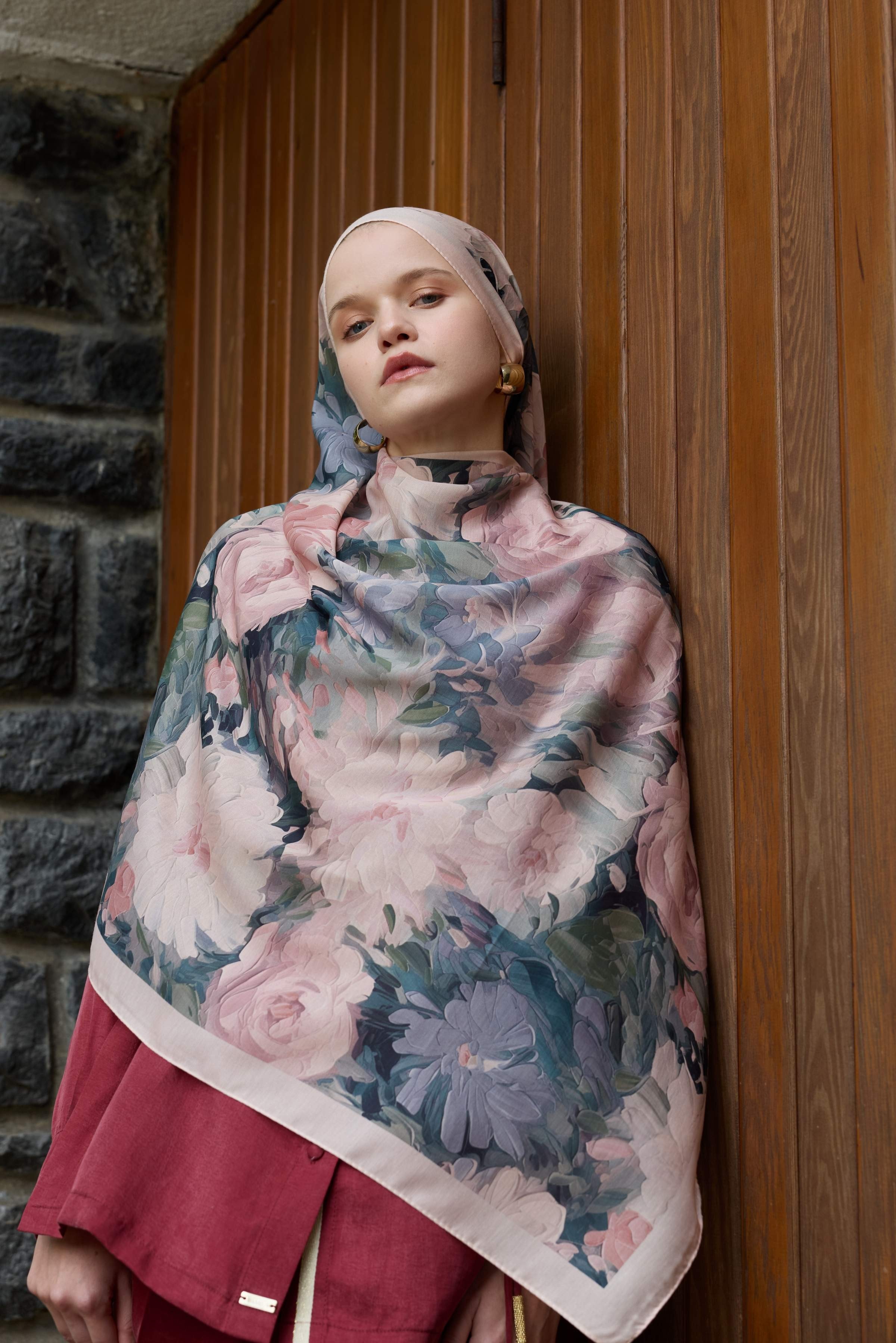 Winter Bloom Soft Şal 3069-10099 - Pastel Pembe