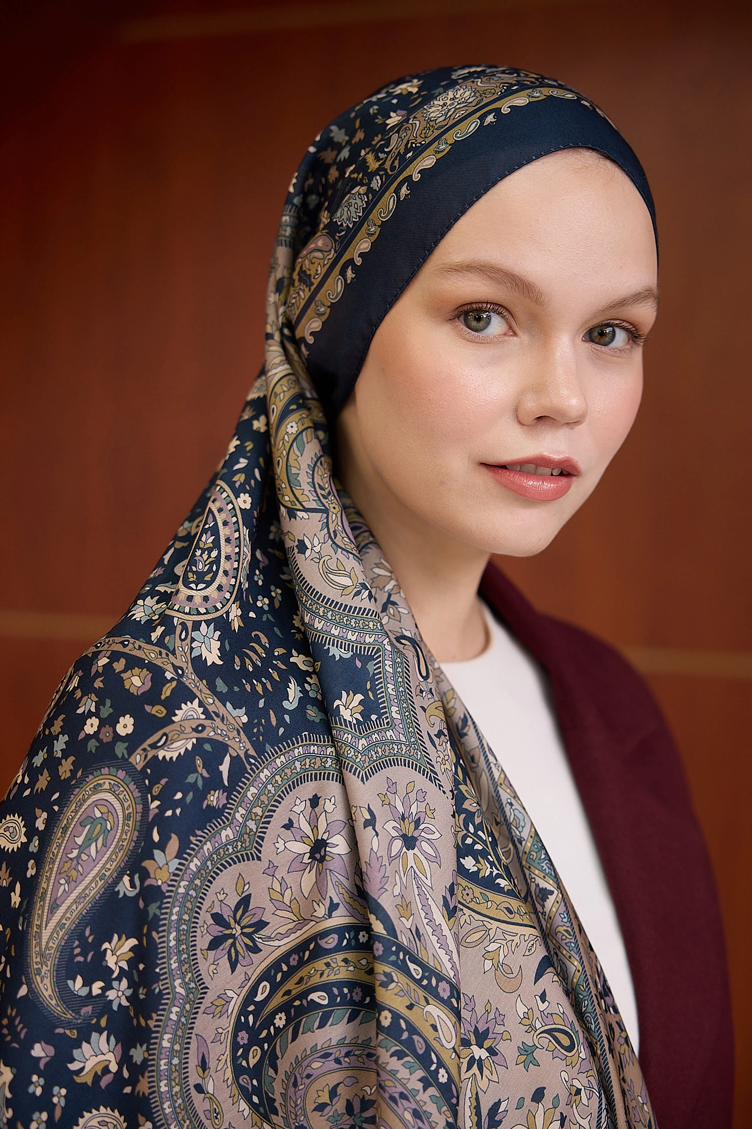 Winter Bloom Soft Şal 3070 - Krem