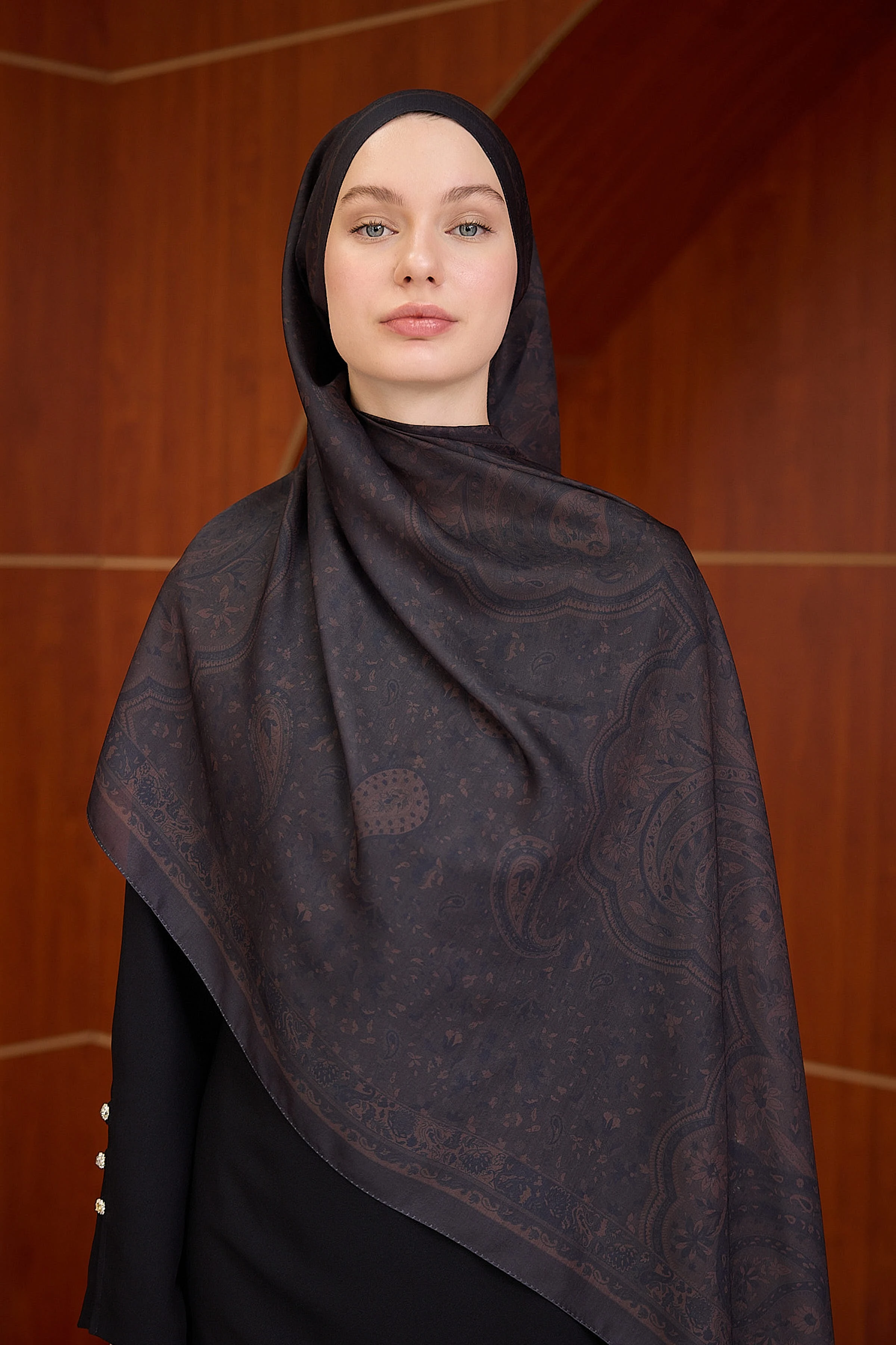 Winter Bloom Soft Şal 3070 - Mürdüm