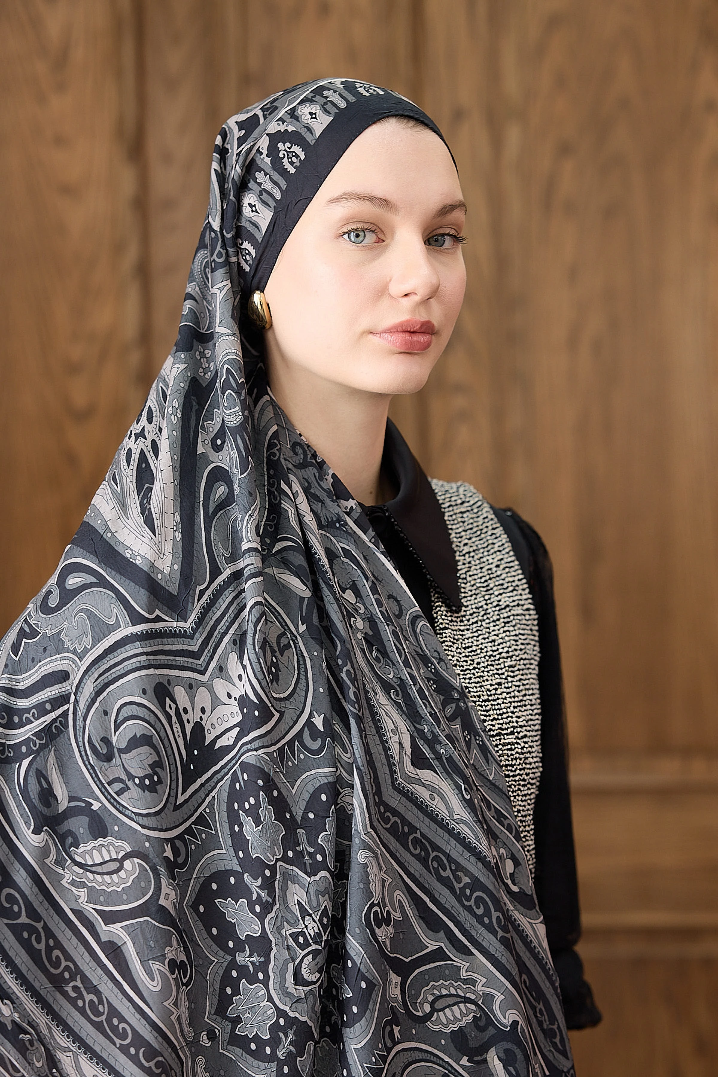 Bambu Kraş Şal 7002 - Antrasit