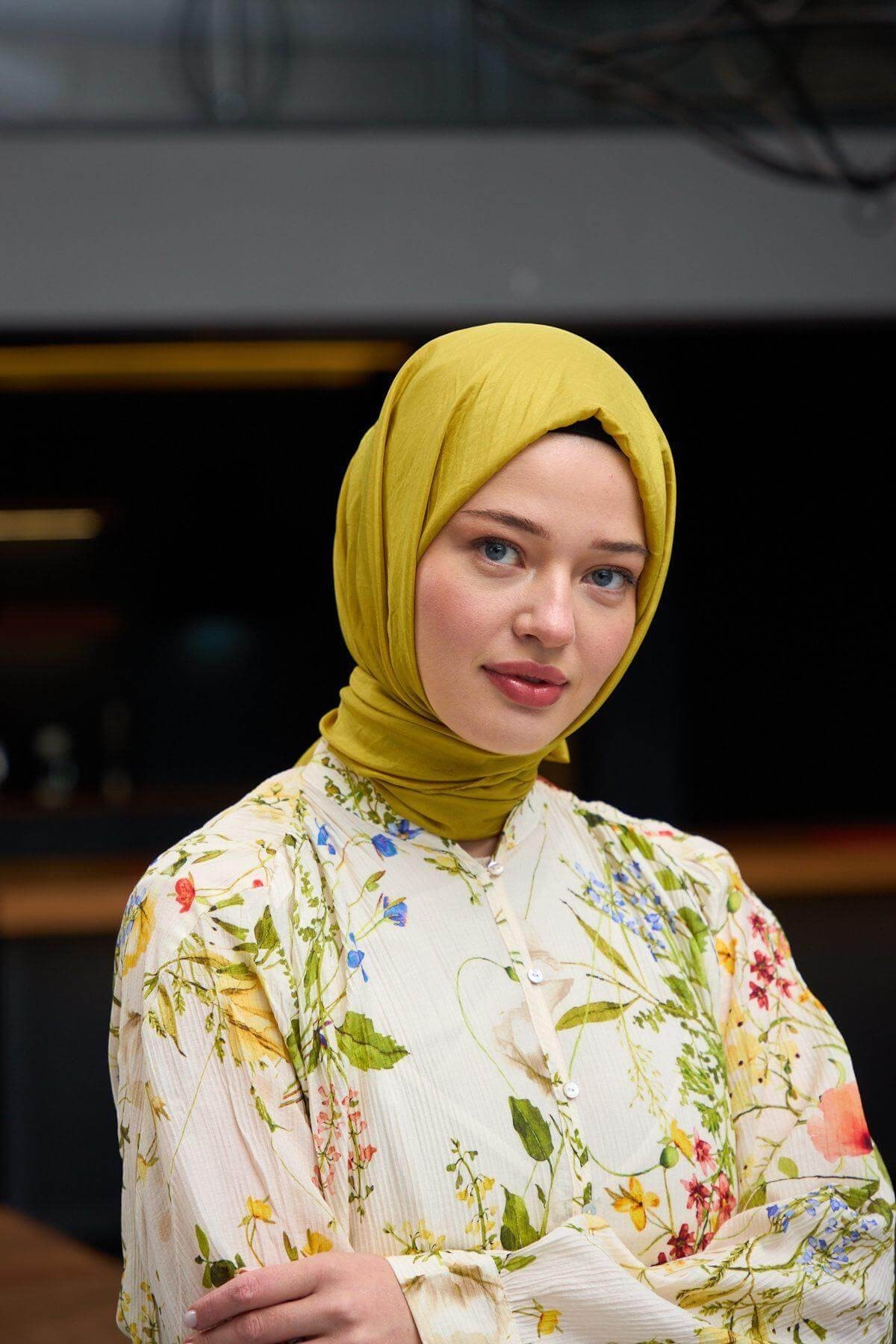 Düz Desen Vual Şal Altuni Vual İpek Şal - 9800-10