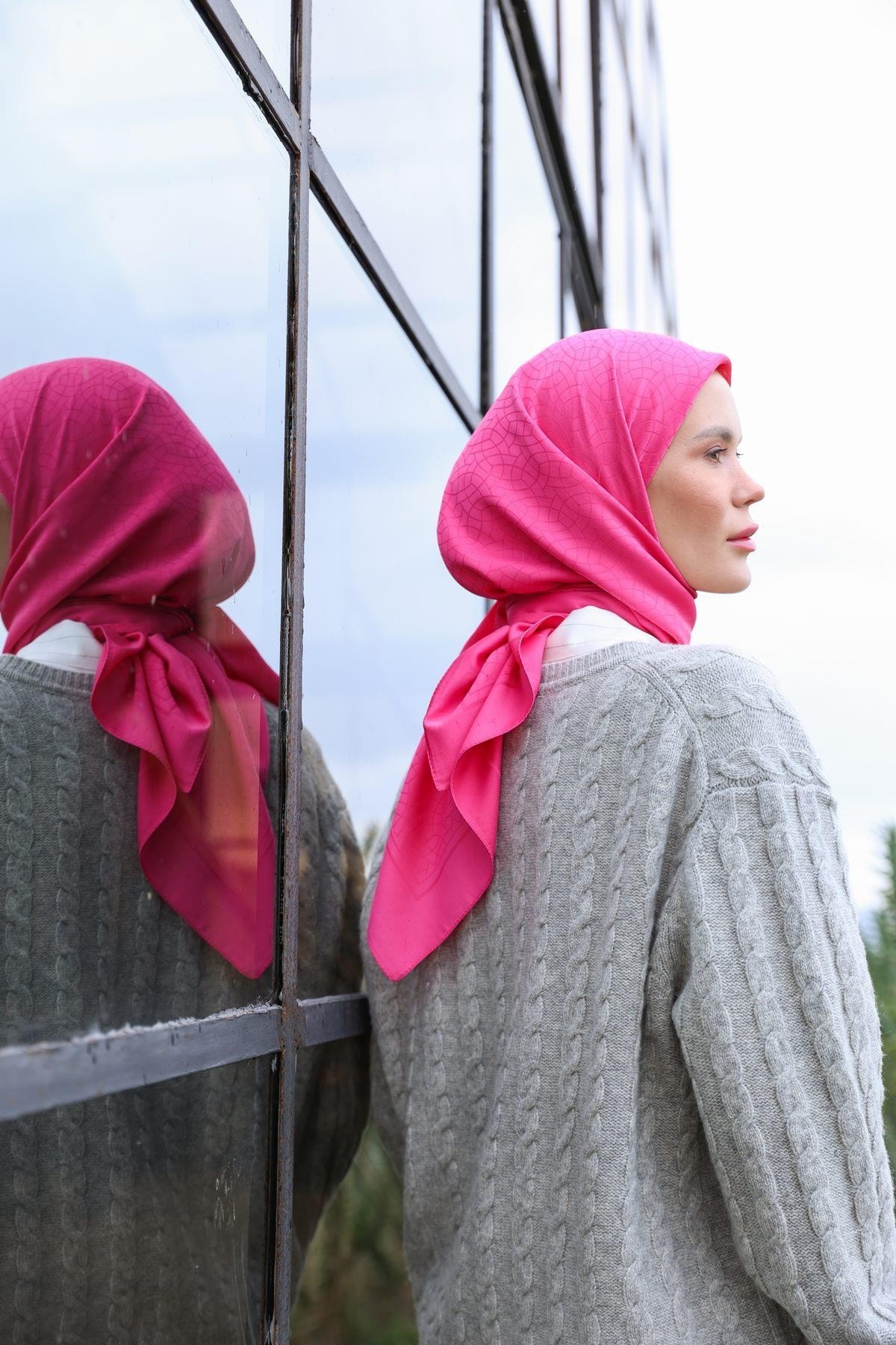 Celina Jakar Eşarp Lavanta Pembe 9902-05