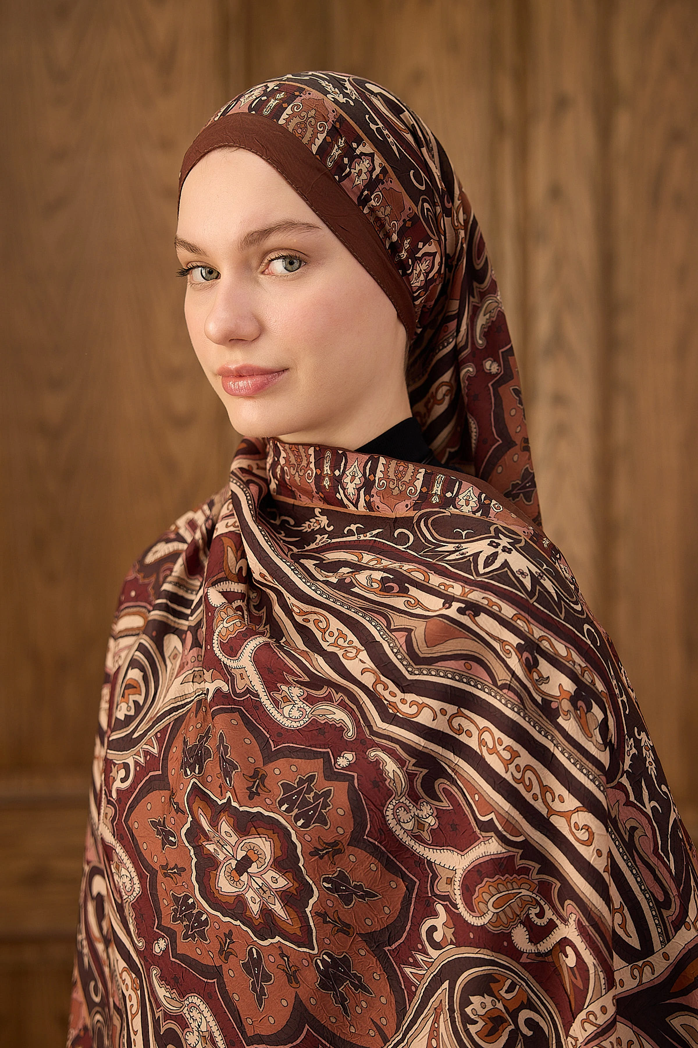 Bambu Kraş Şal 7002 - Bakır