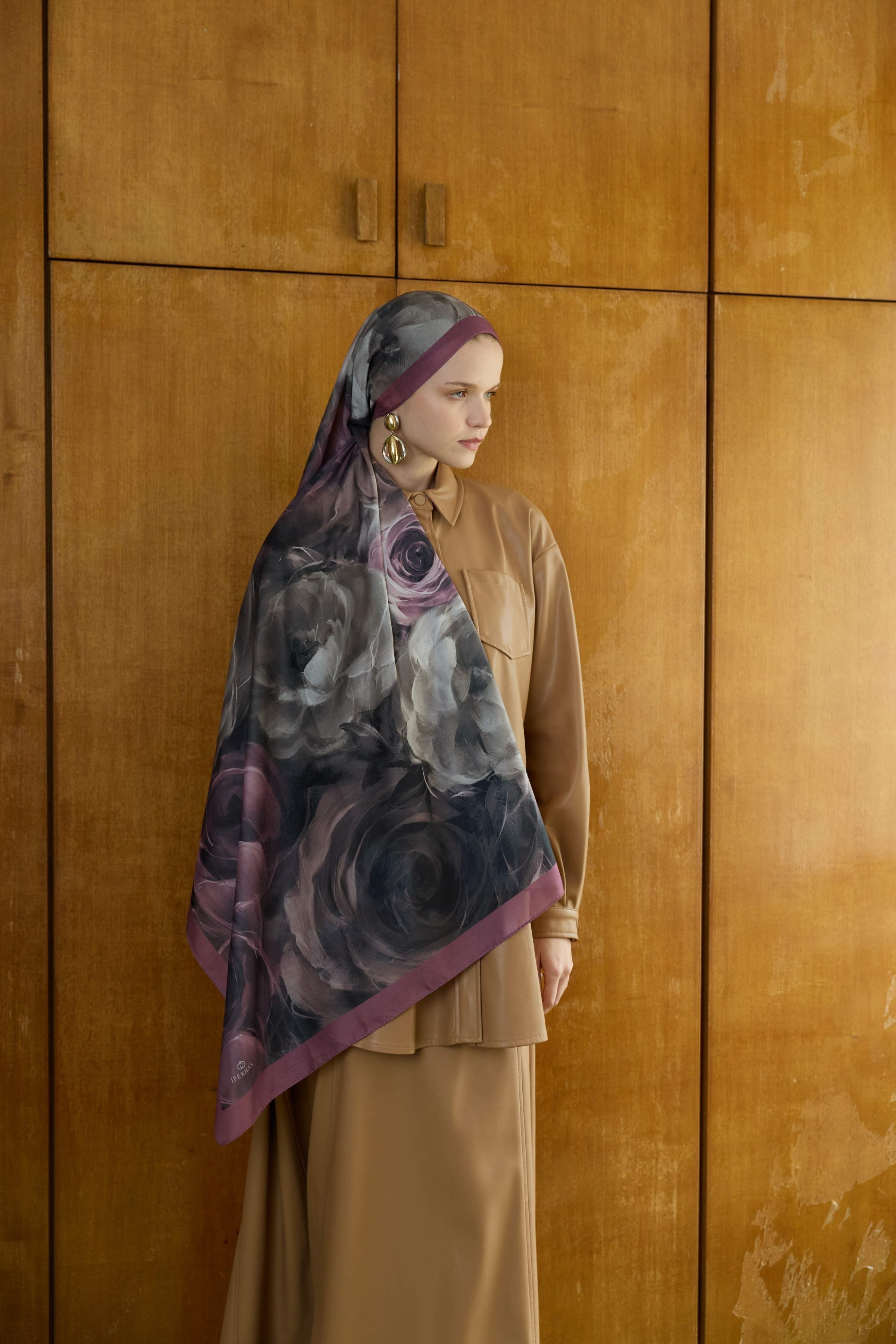 Winter Bloom Soft Şal 3068-10097 - Gül Kurusu