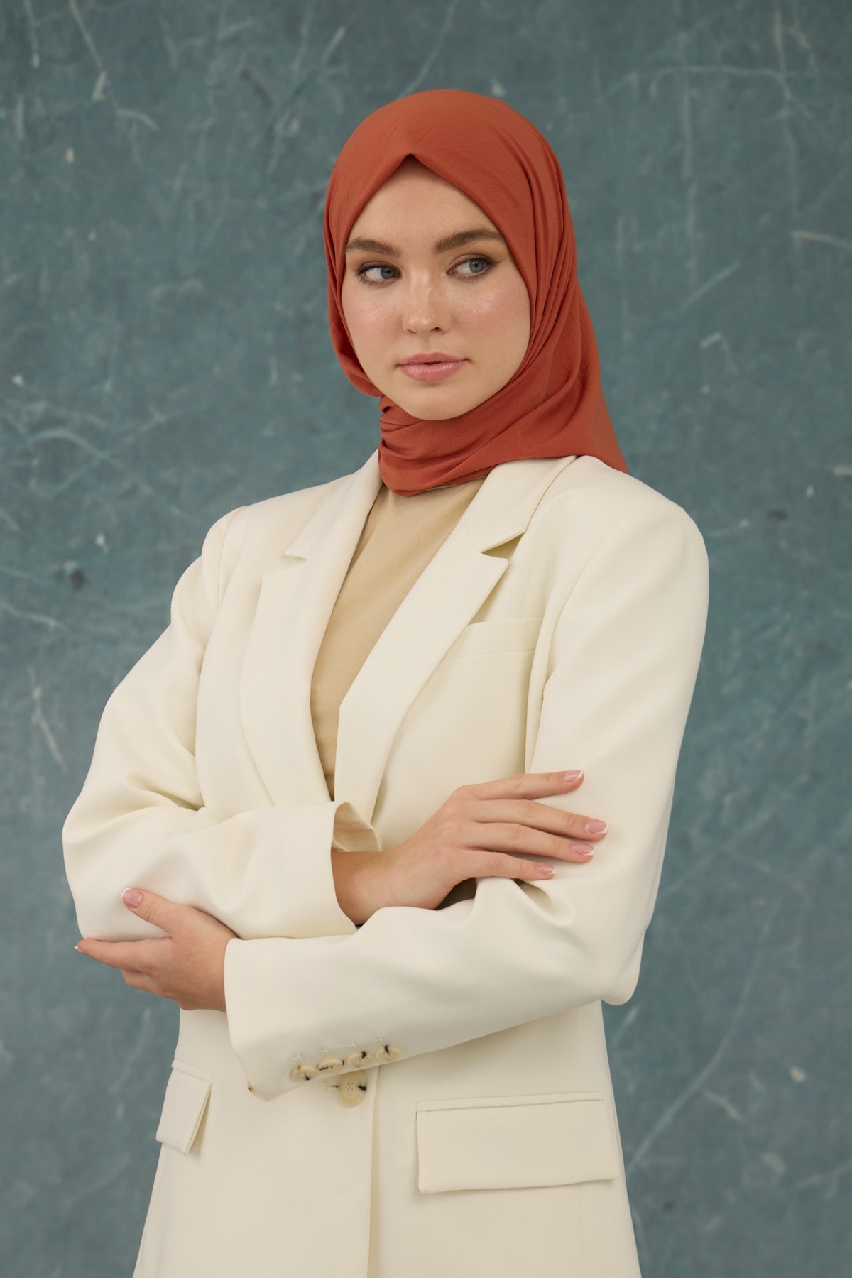 Kiremit Comfy Yok Eşarp - 10001-12