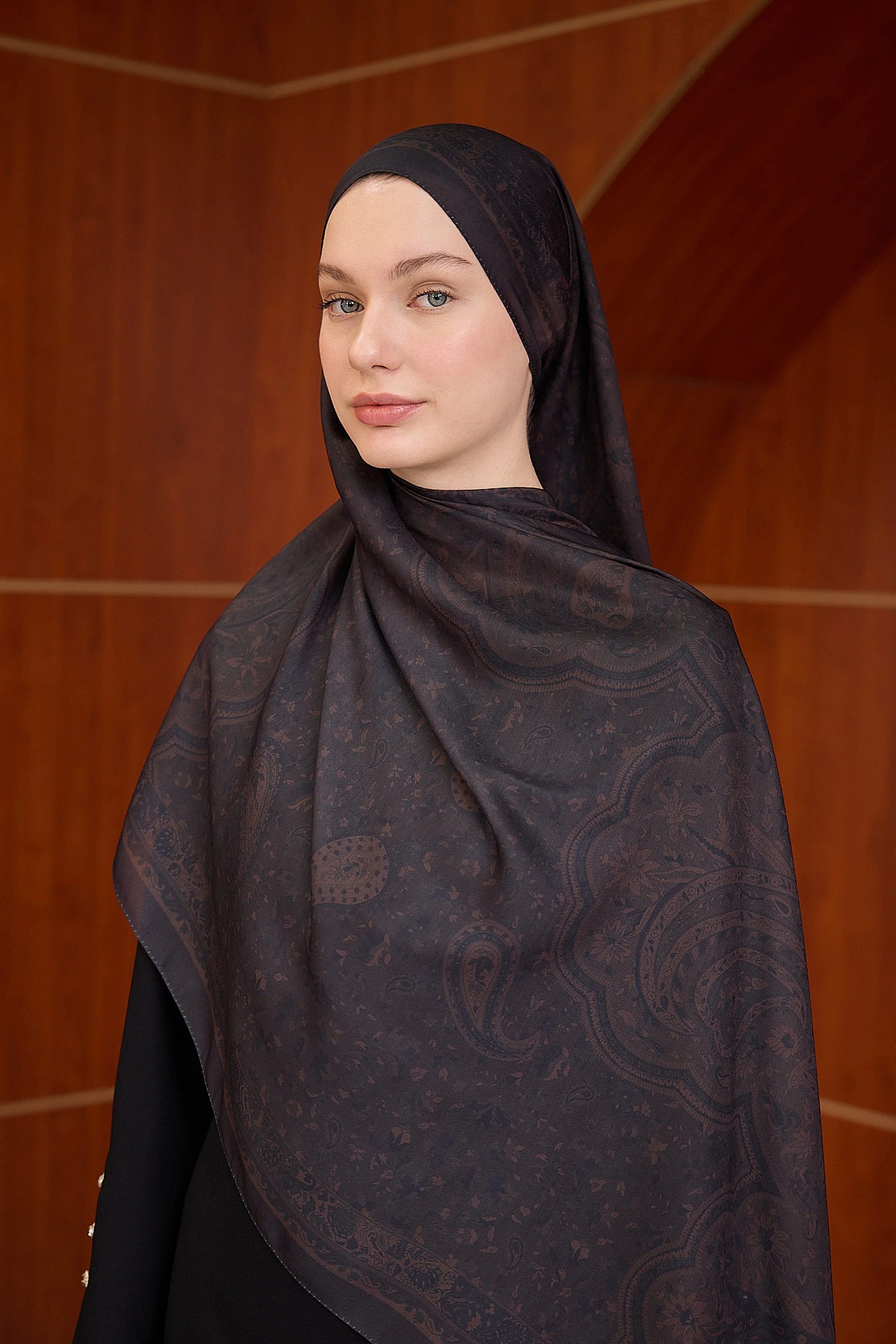 Winter Bloom Soft Şal 3070 - Mürdüm