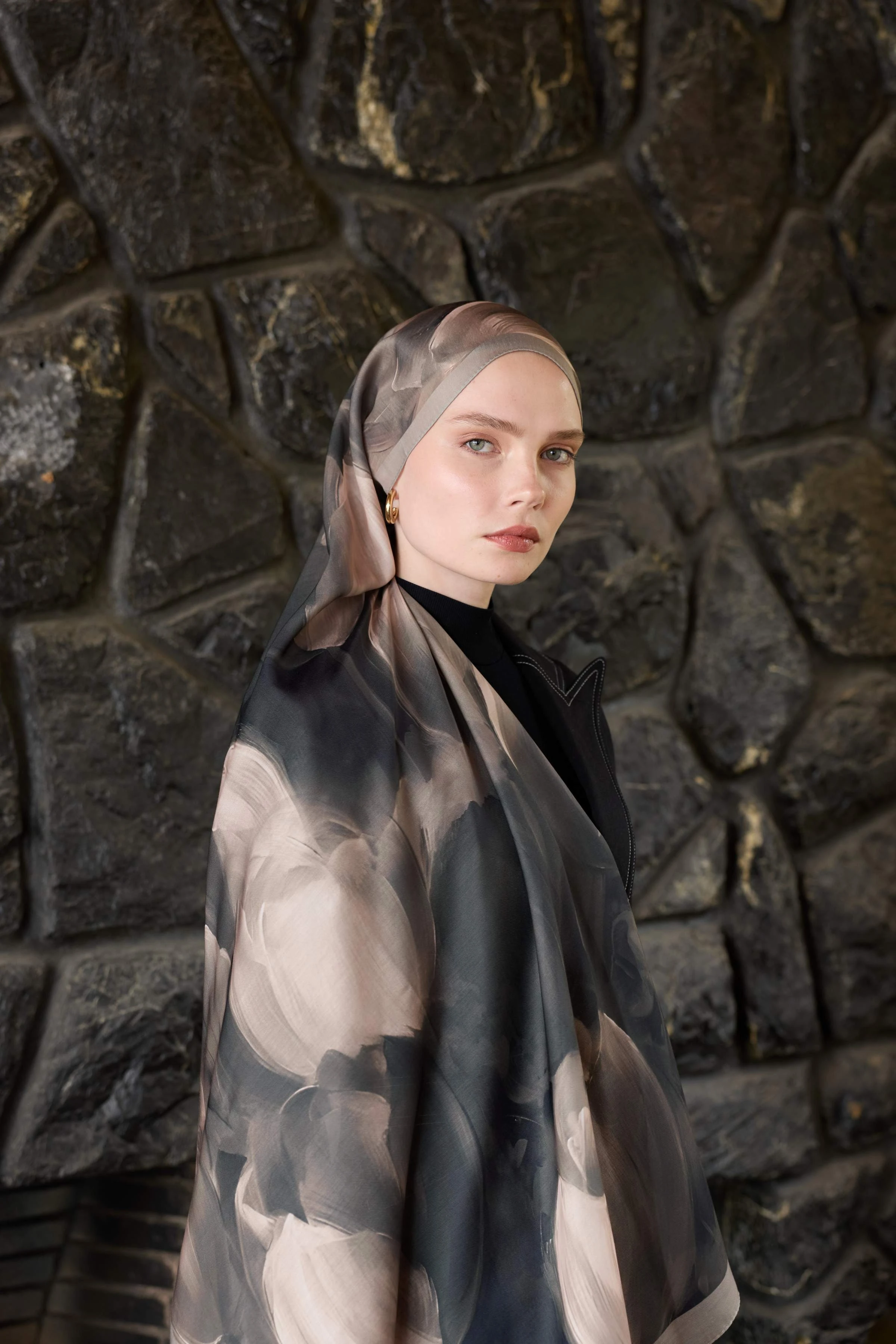 Winter Bloom Soft Şal 3067-10096