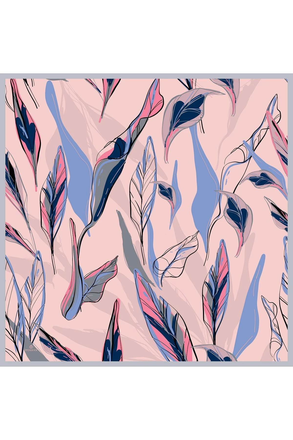 Lotus Pudra Pamuk Viskon Eşarp